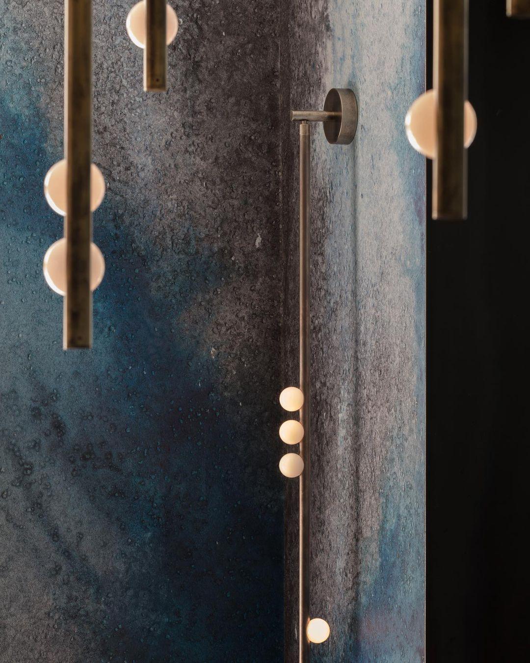 Rory Modern Minimalist Tube Brass Glass Wall Lamp-Neutral Decor