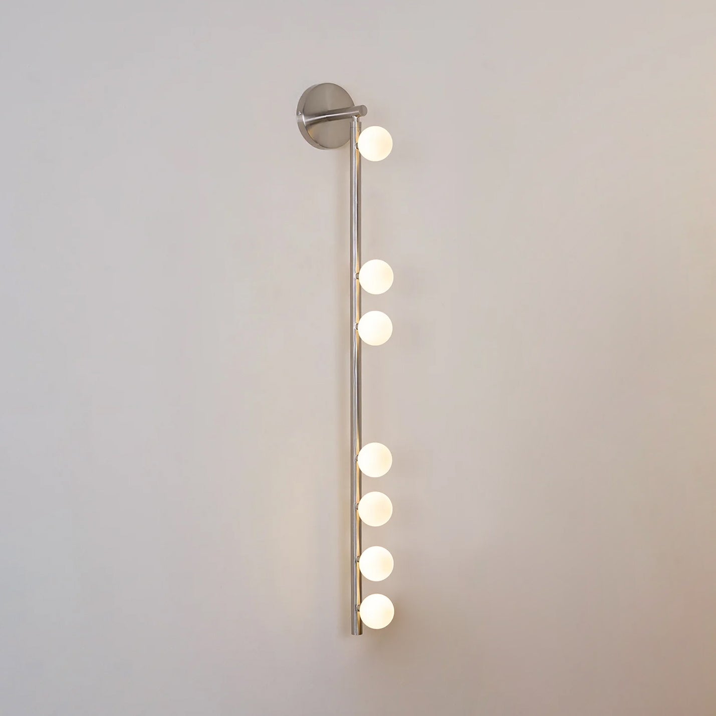 Rory Modern Minimalist Tube Brass Glass Wall Lamp-Neutral Decor