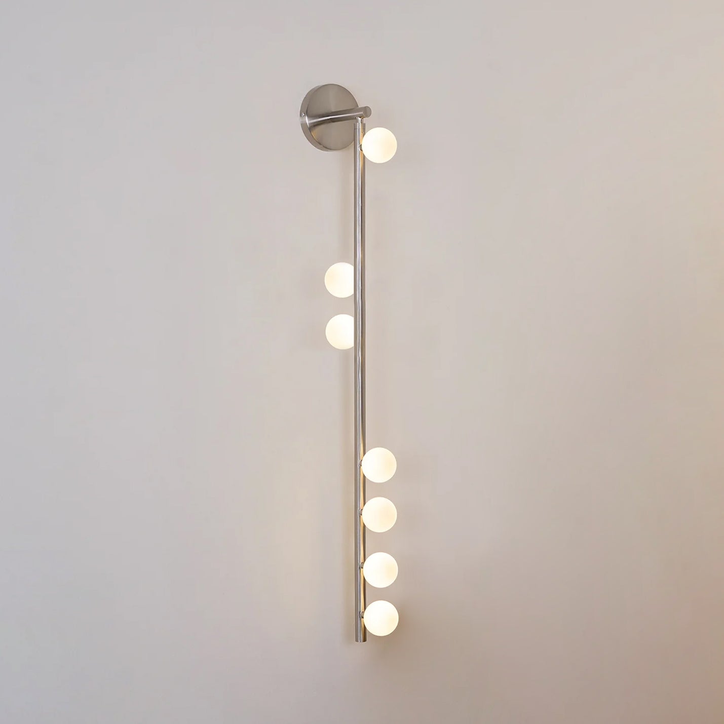 Rory Modern Minimalist Tube Brass Glass Wall Lamp-Neutral Decor