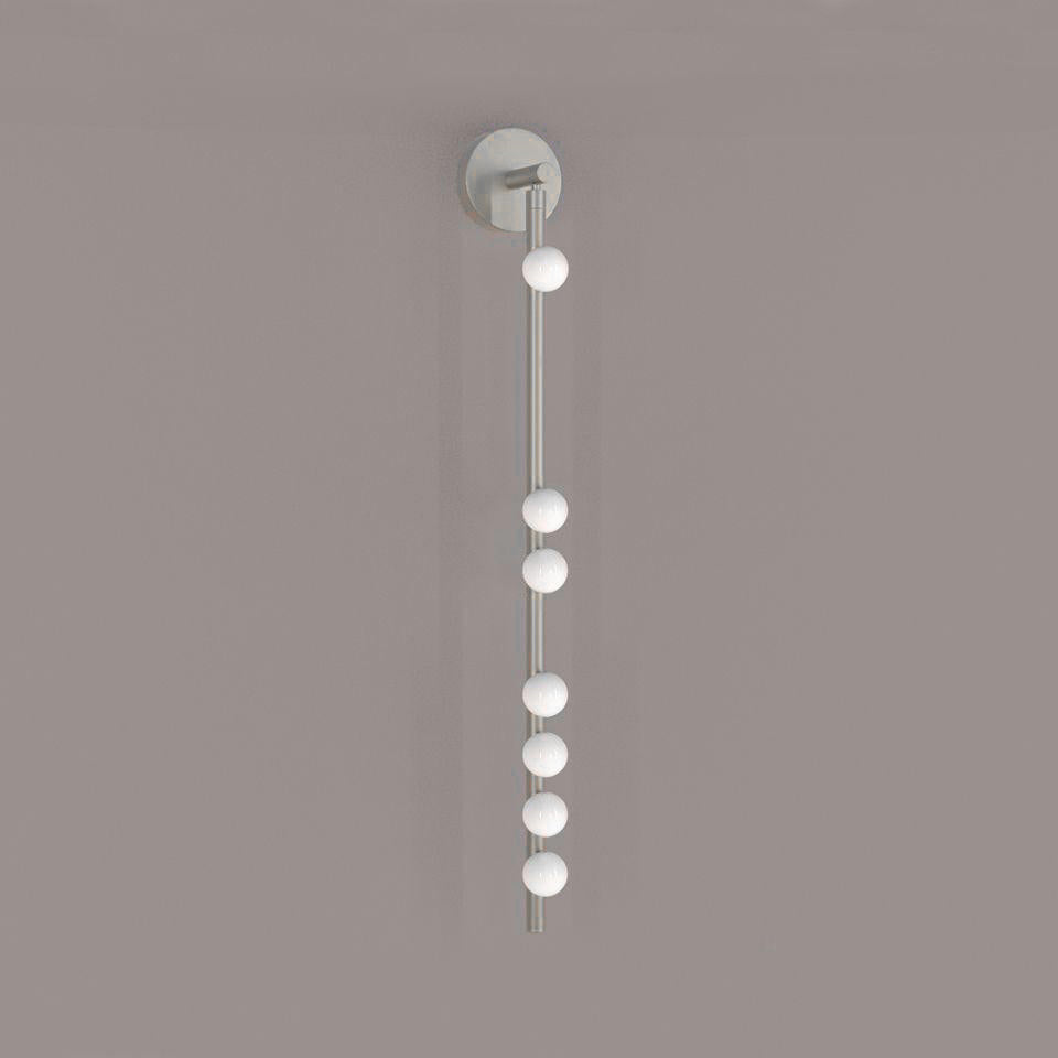 Pamela Tube Plug-in Brass Glass Wall Lamp-Neutral Decor