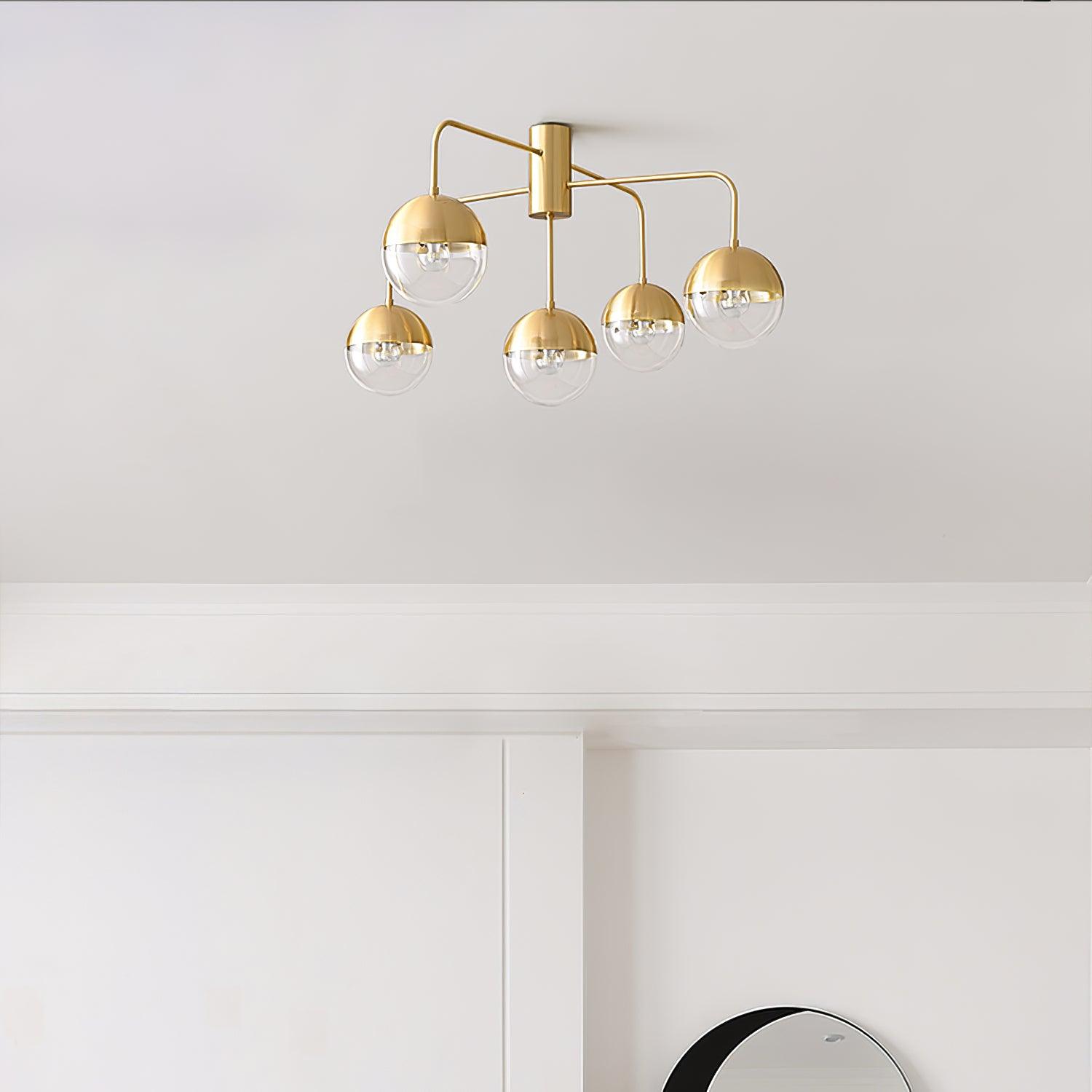 Veloz Globulars Ceiling Lamp-Neutral Decor