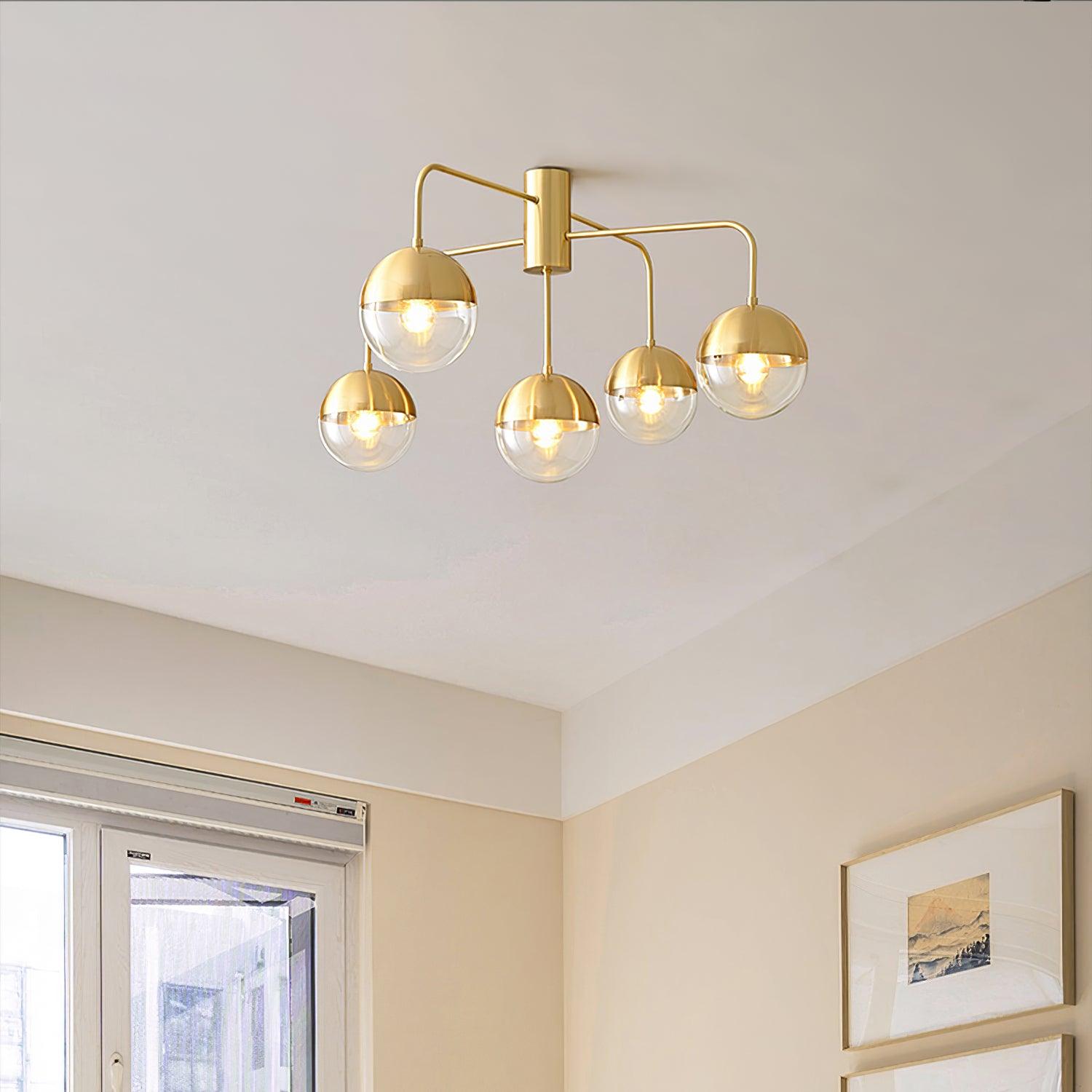 Veloz Globulars Ceiling Lamp-Neutral Decor