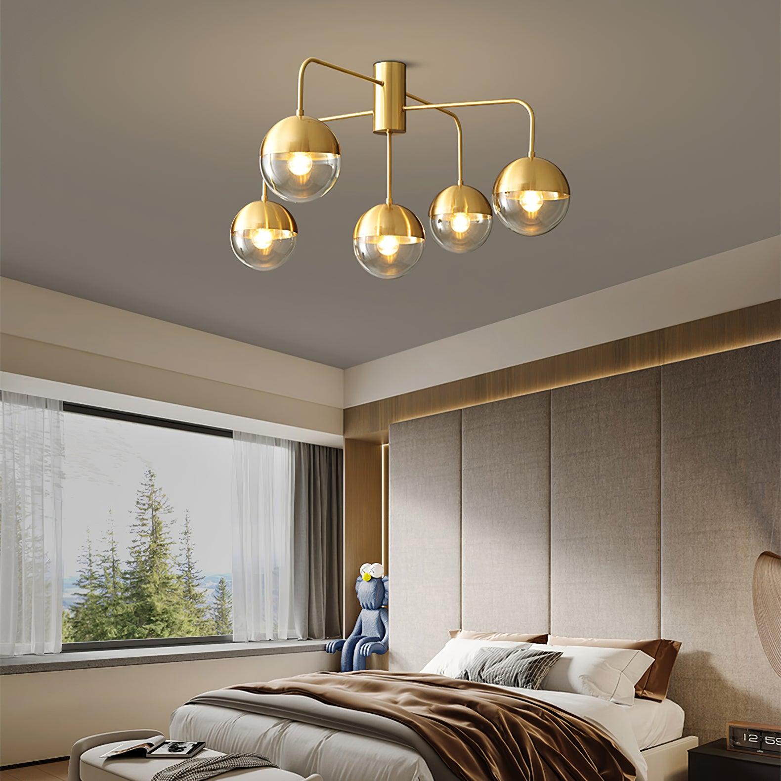 Veloz Globulars Ceiling Lamp-Neutral Decor