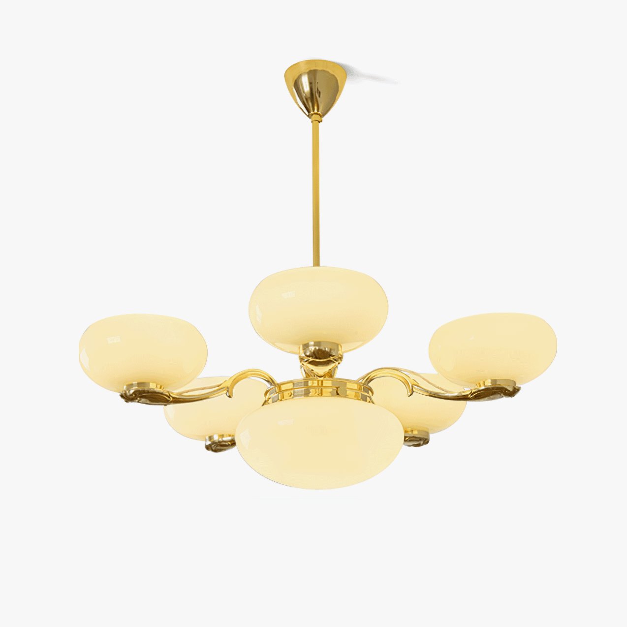 Ethan Luxury Glass Chandelier-Neutral Decor