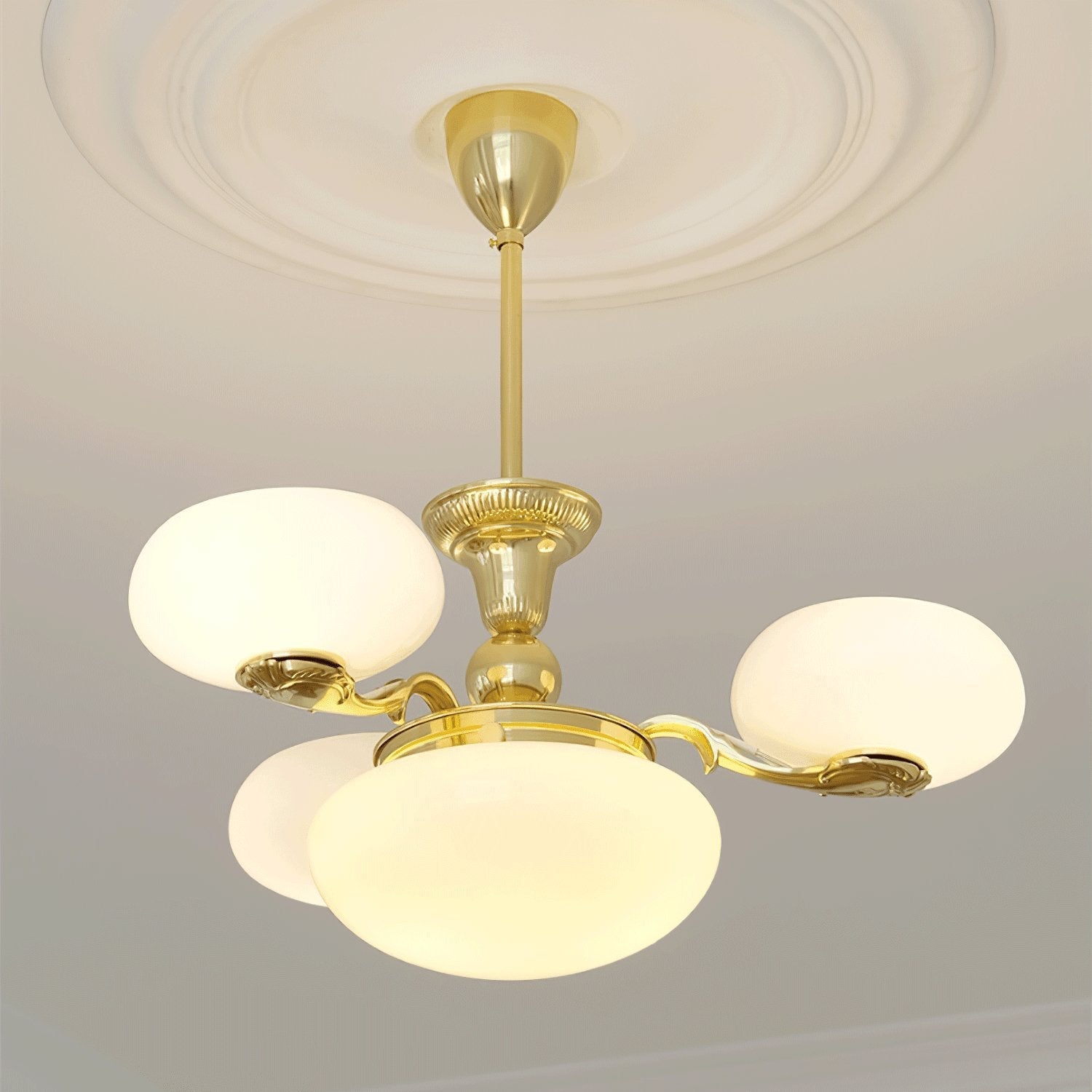 Ethan Luxury Glass Chandelier-Neutral Decor