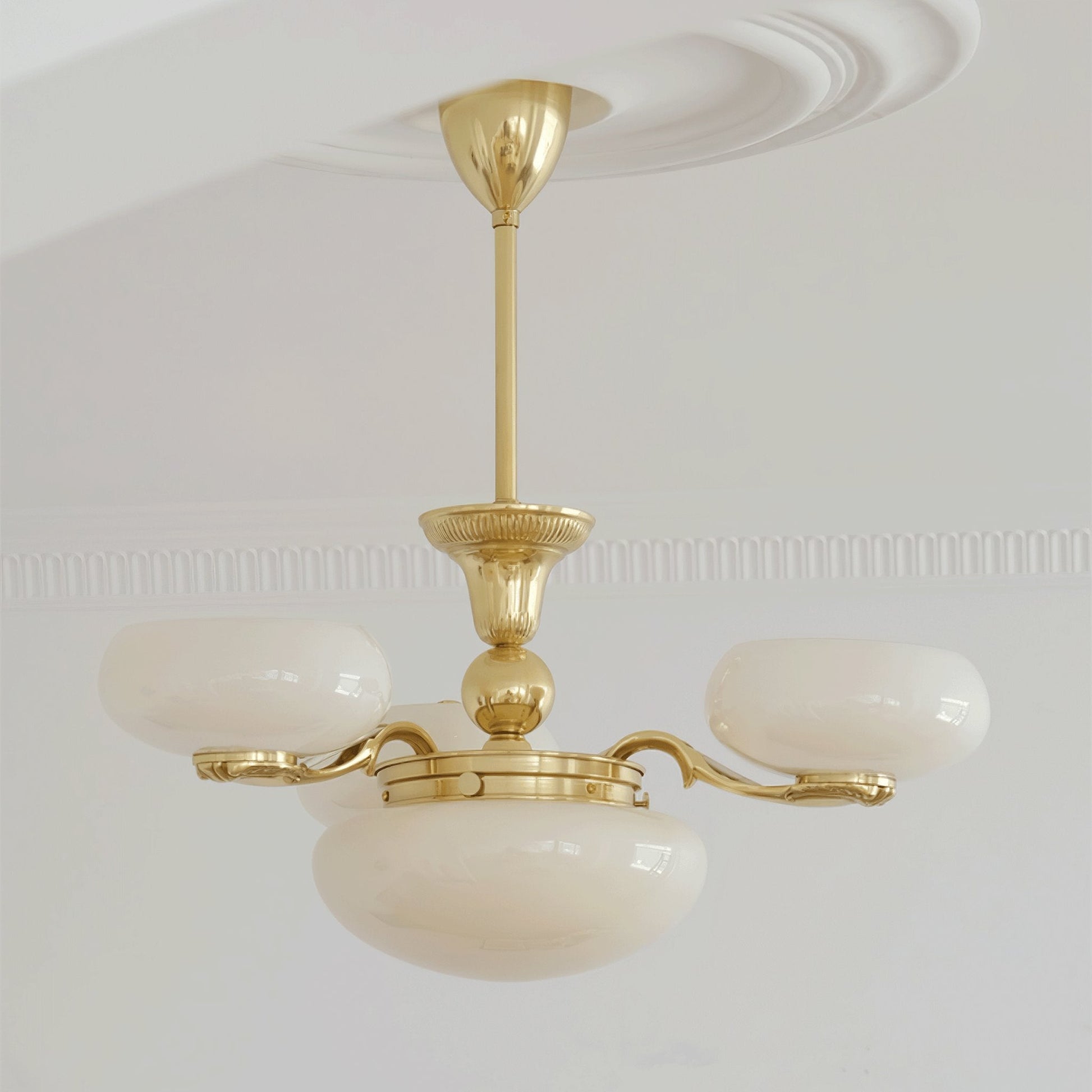 Ethan Luxury Glass Chandelier-Neutral Decor