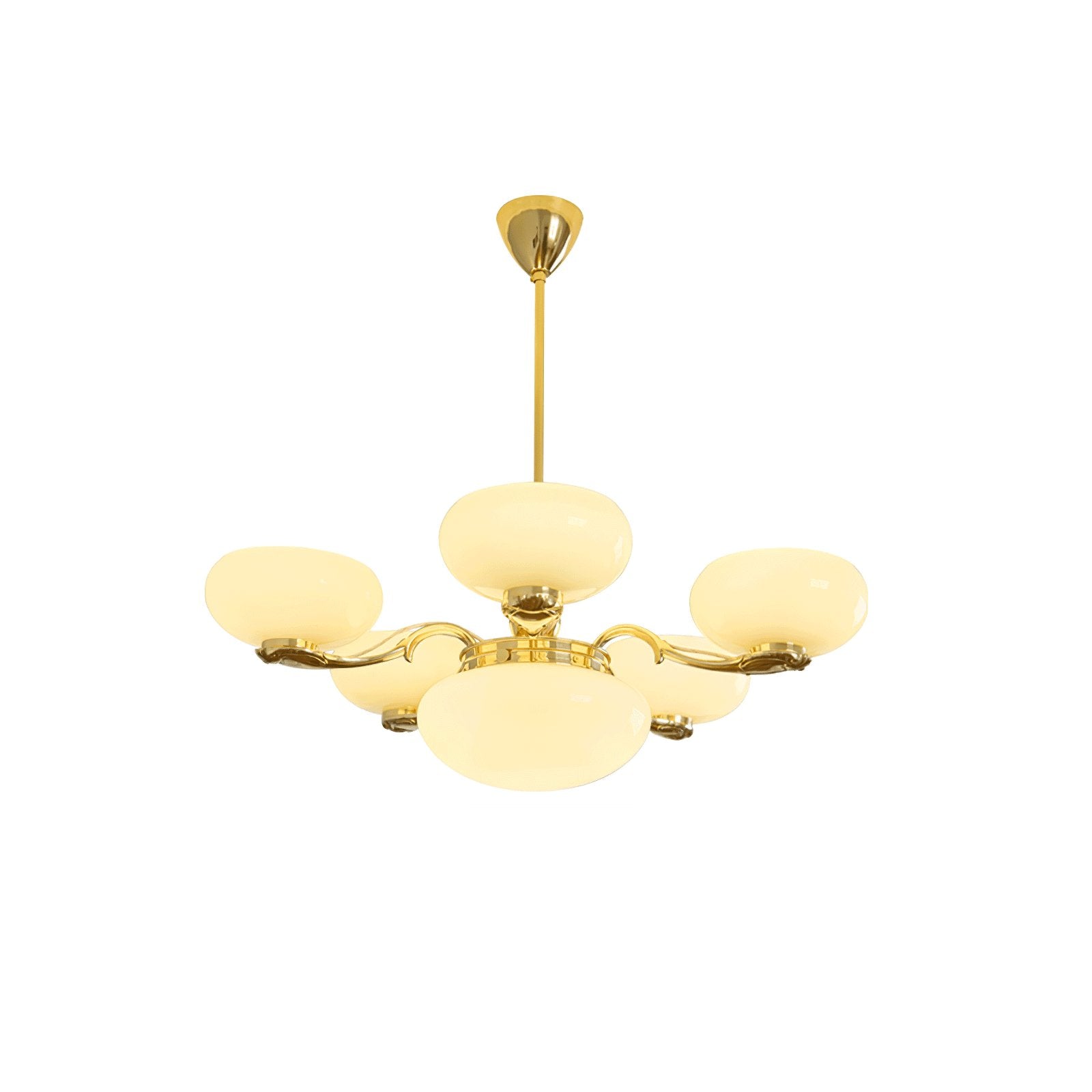 Ethan Luxury Glass Chandelier-Neutral Decor