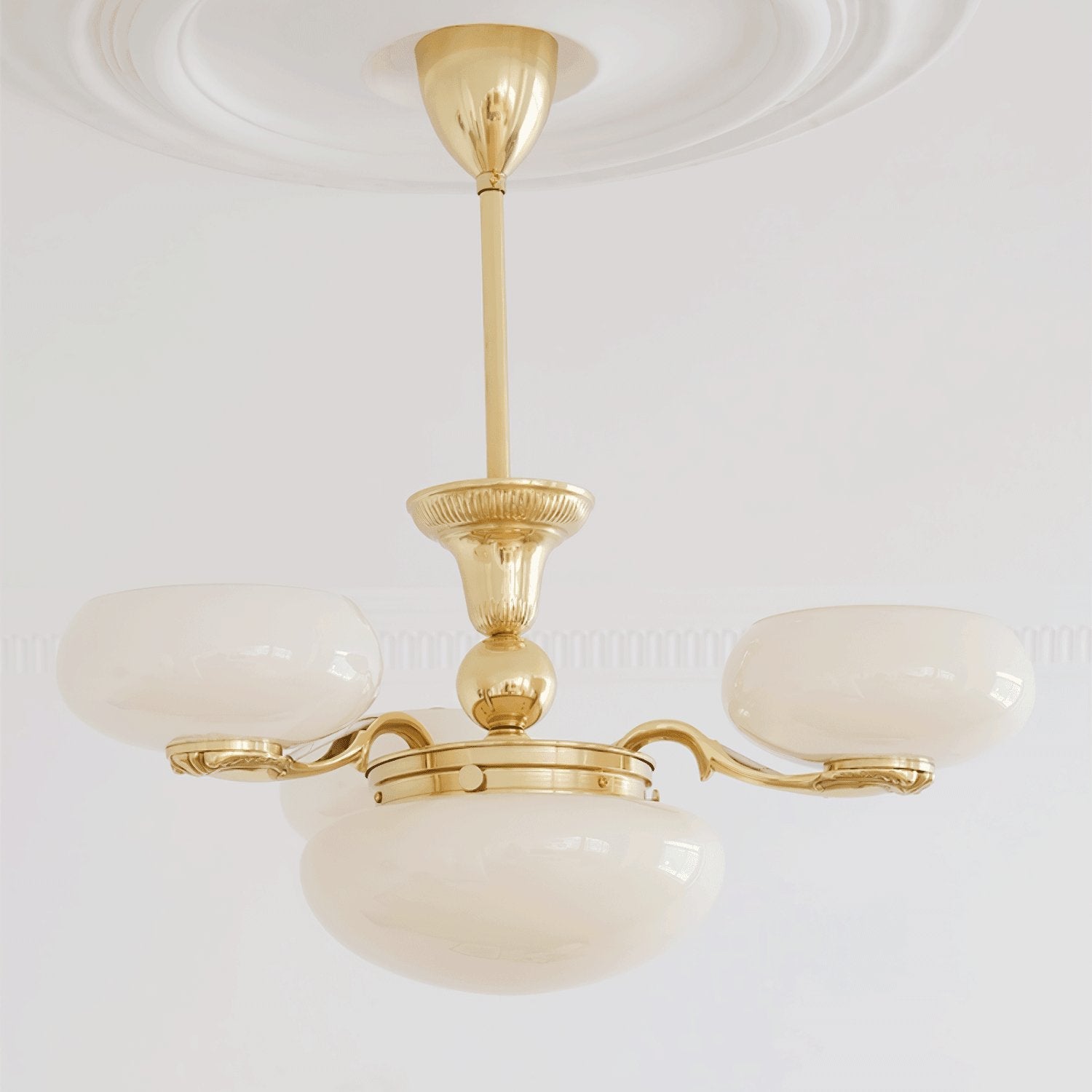 Ethan Luxury Glass Chandelier-Neutral Decor