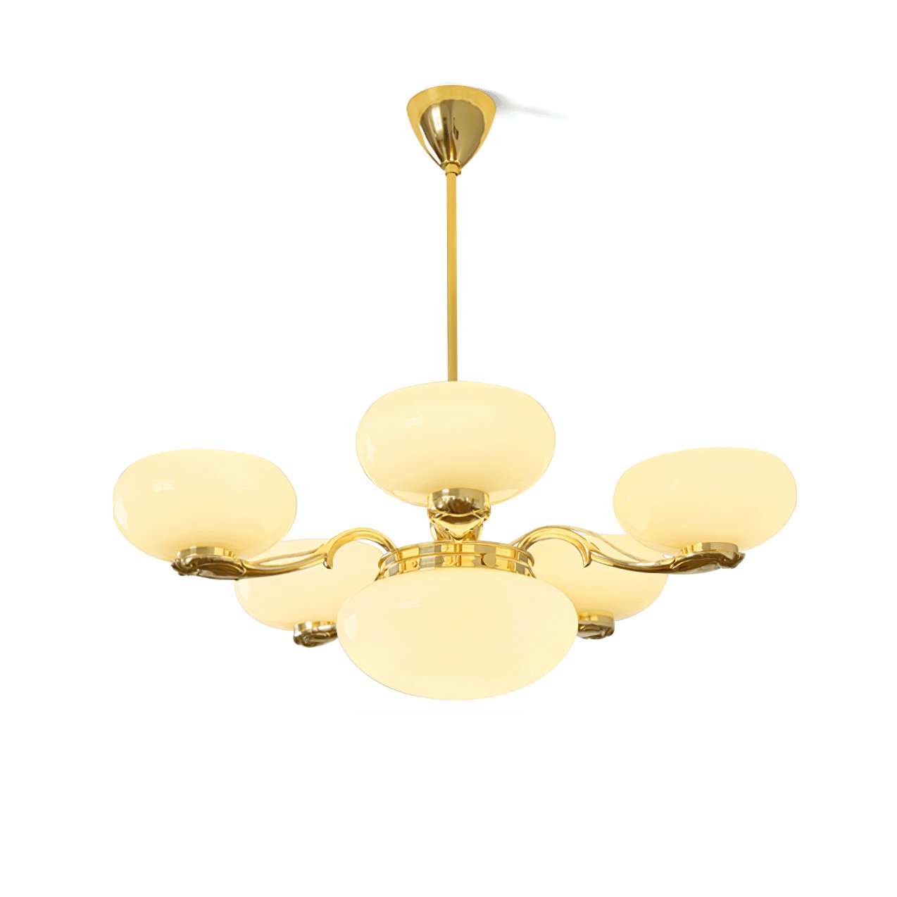 Ethan Luxury Glass Chandelier-Neutral Decor