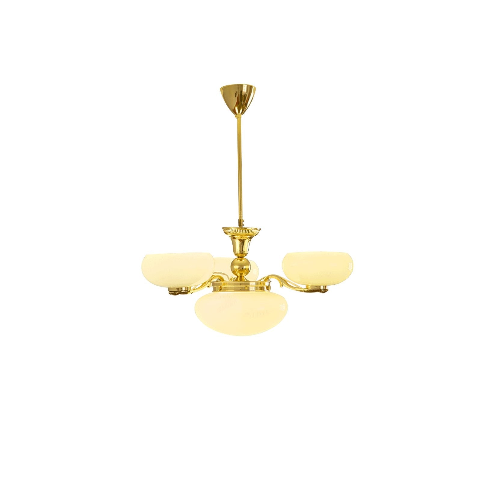 Ethan Luxury Glass Chandelier-Neutral Decor