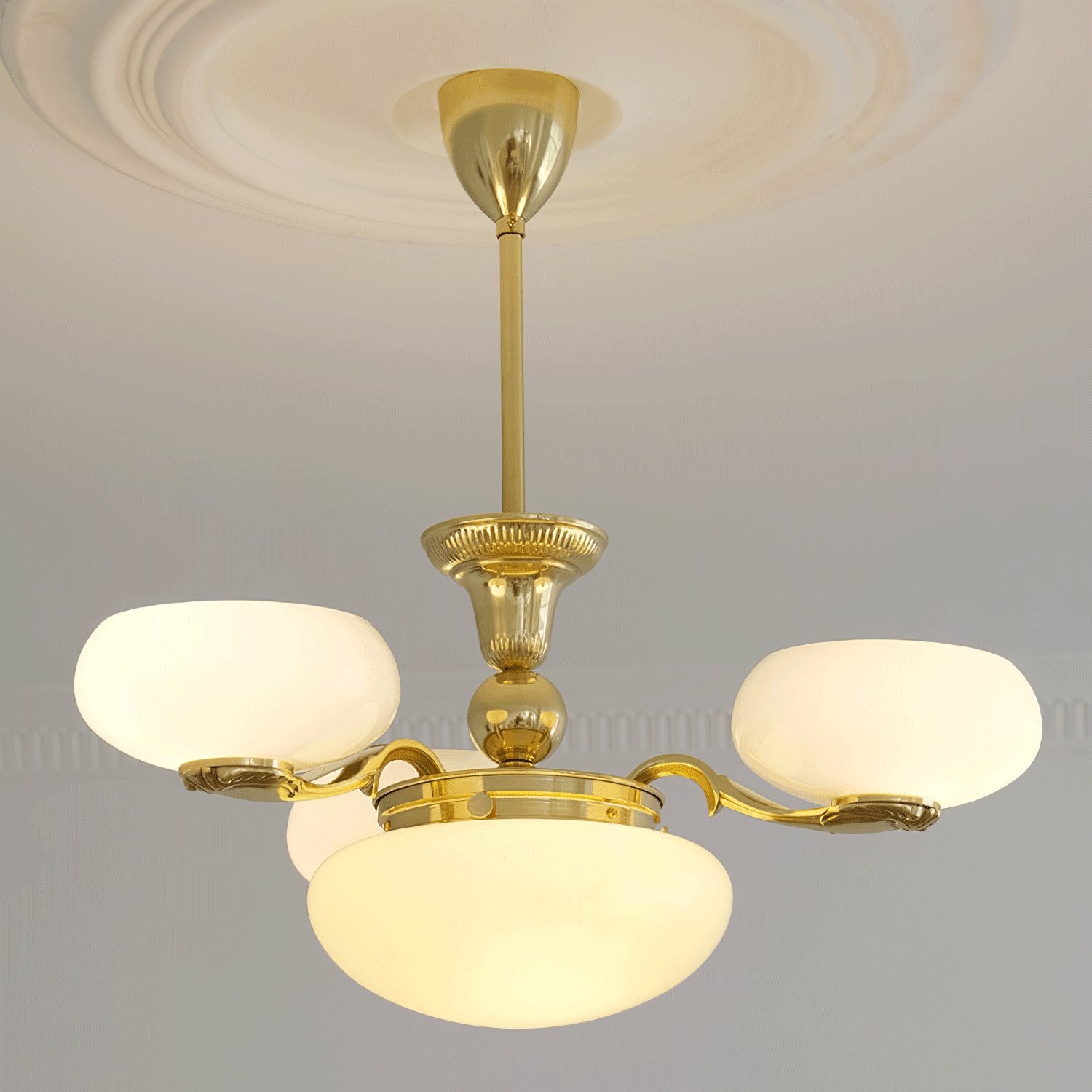 Ethan Luxury Glass Chandelier-Neutral Decor
