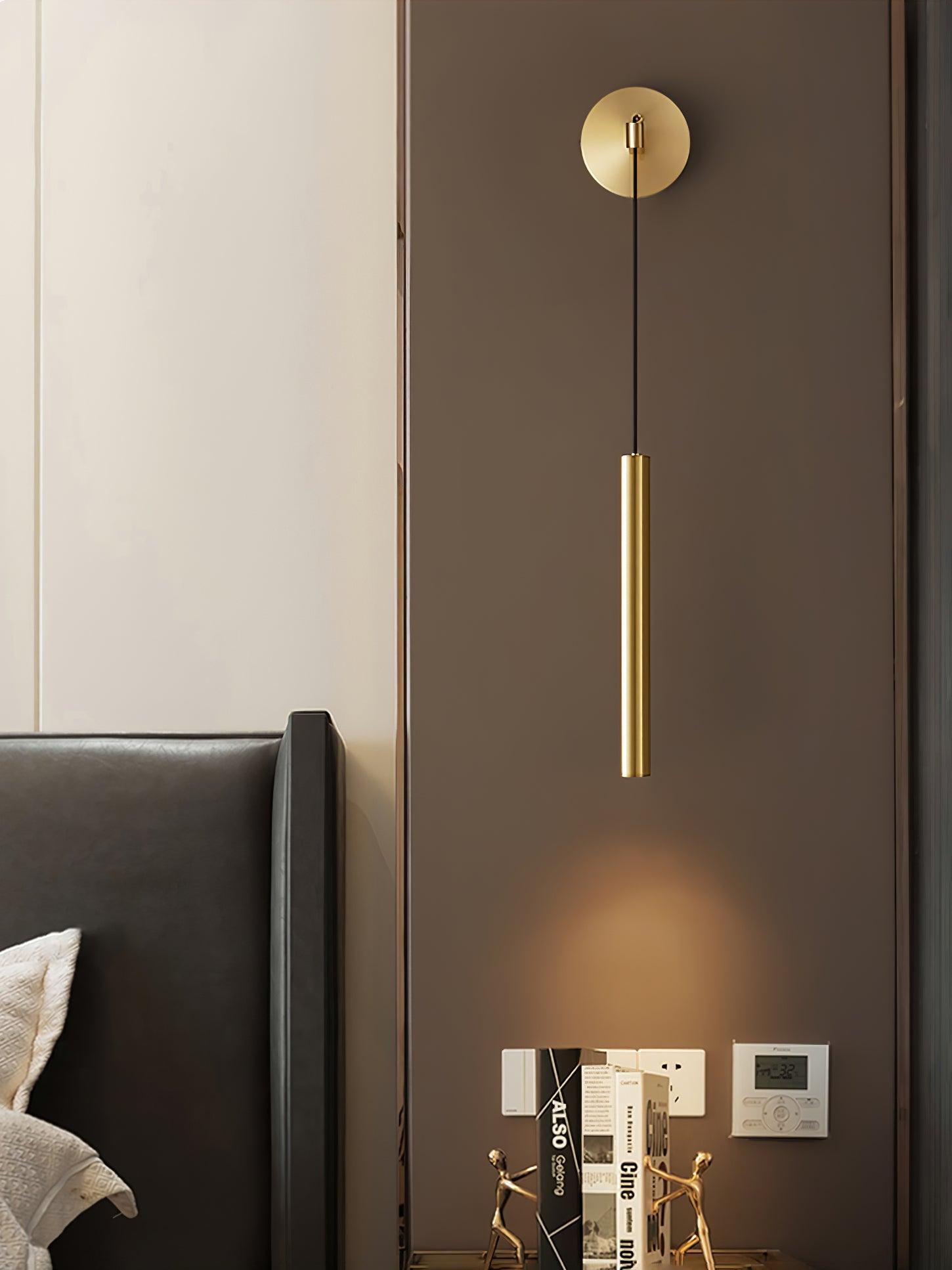 Loxley Modern Minimalist Line Brass Wall Light-Neutral Decor