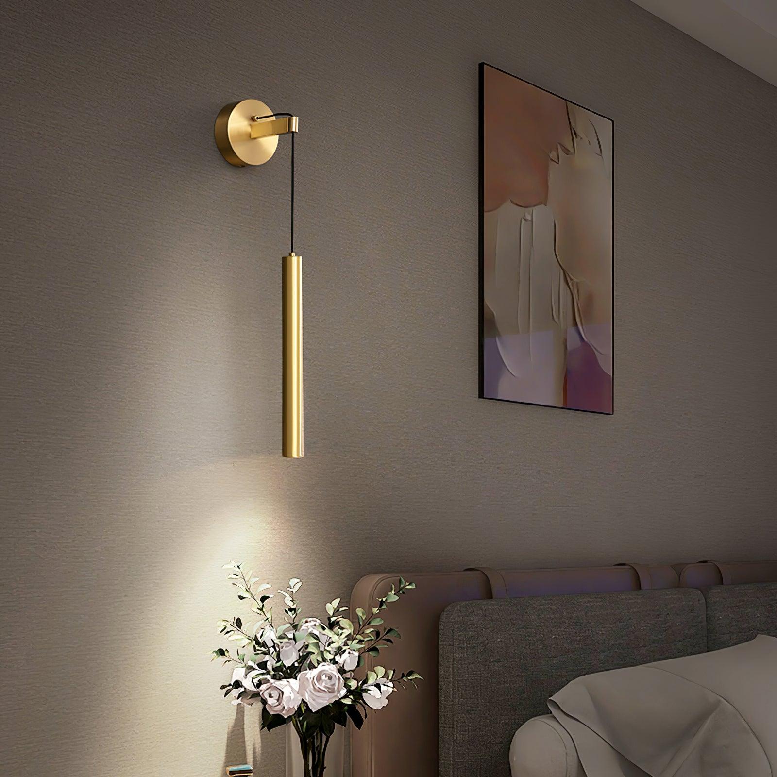 Loxley Modern Minimalist Line Brass Wall Light-Neutral Decor