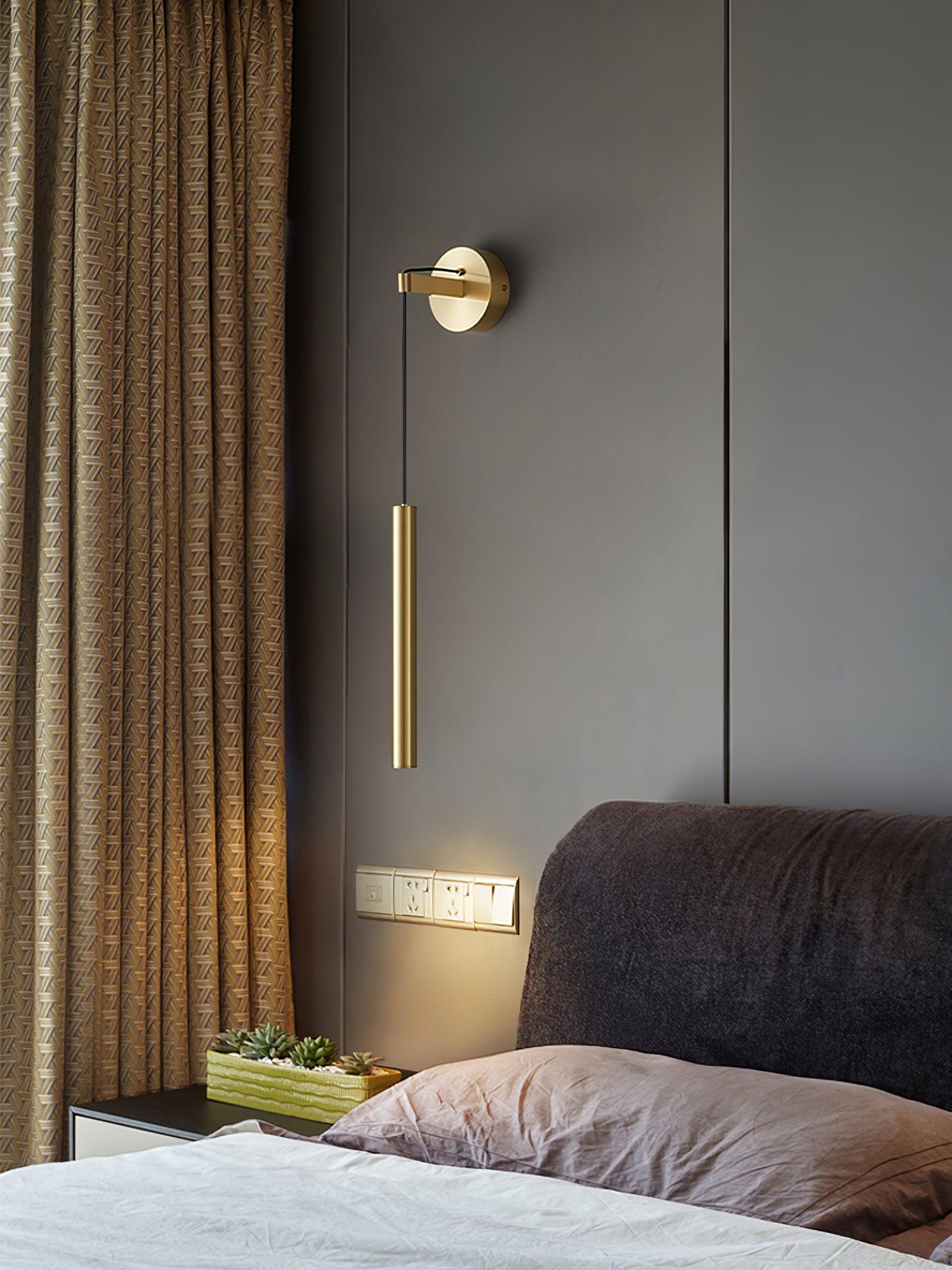 Loxley Modern Minimalist Line Brass Wall Light-Neutral Decor
