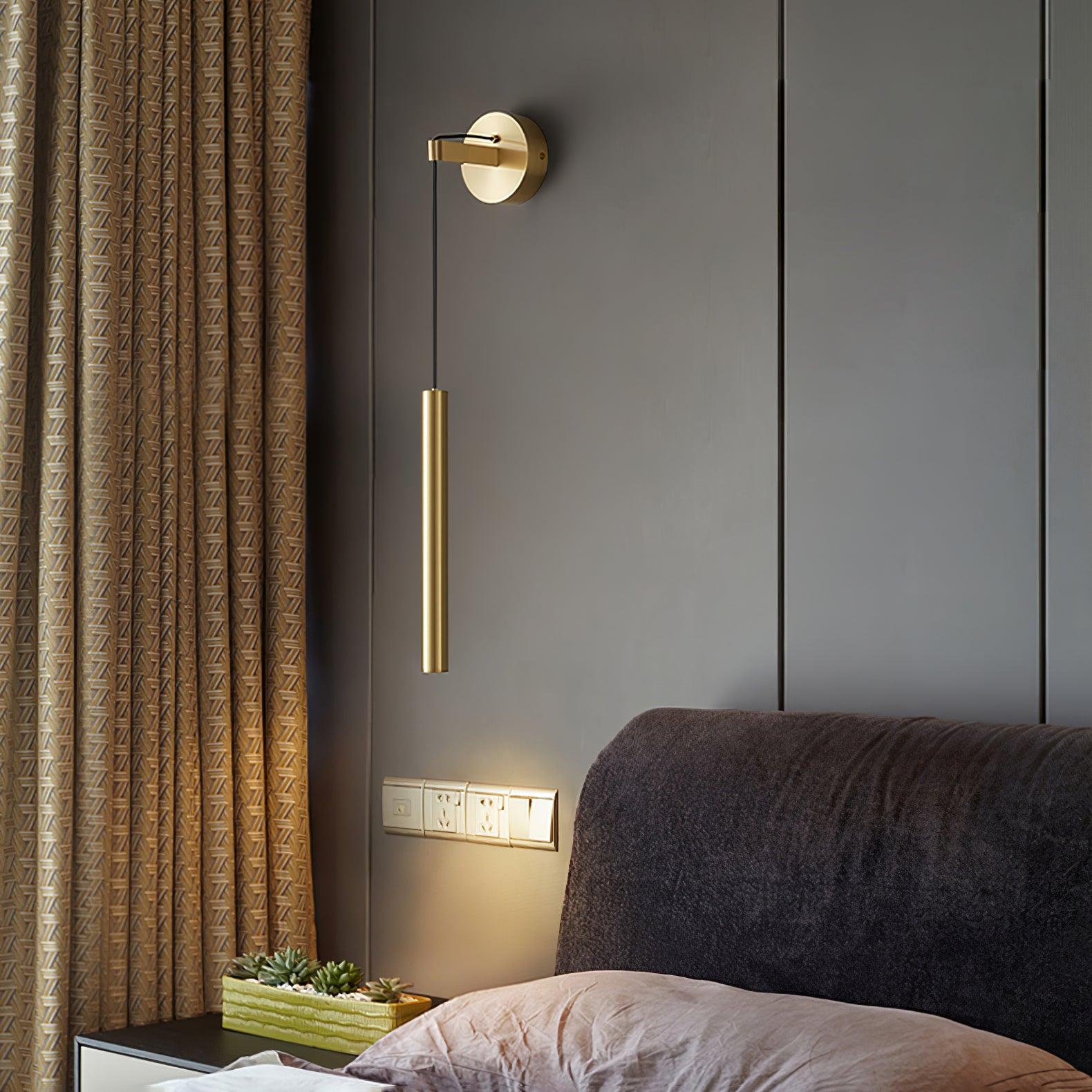 Loxley Modern Minimalist Line Brass Wall Light-Neutral Decor