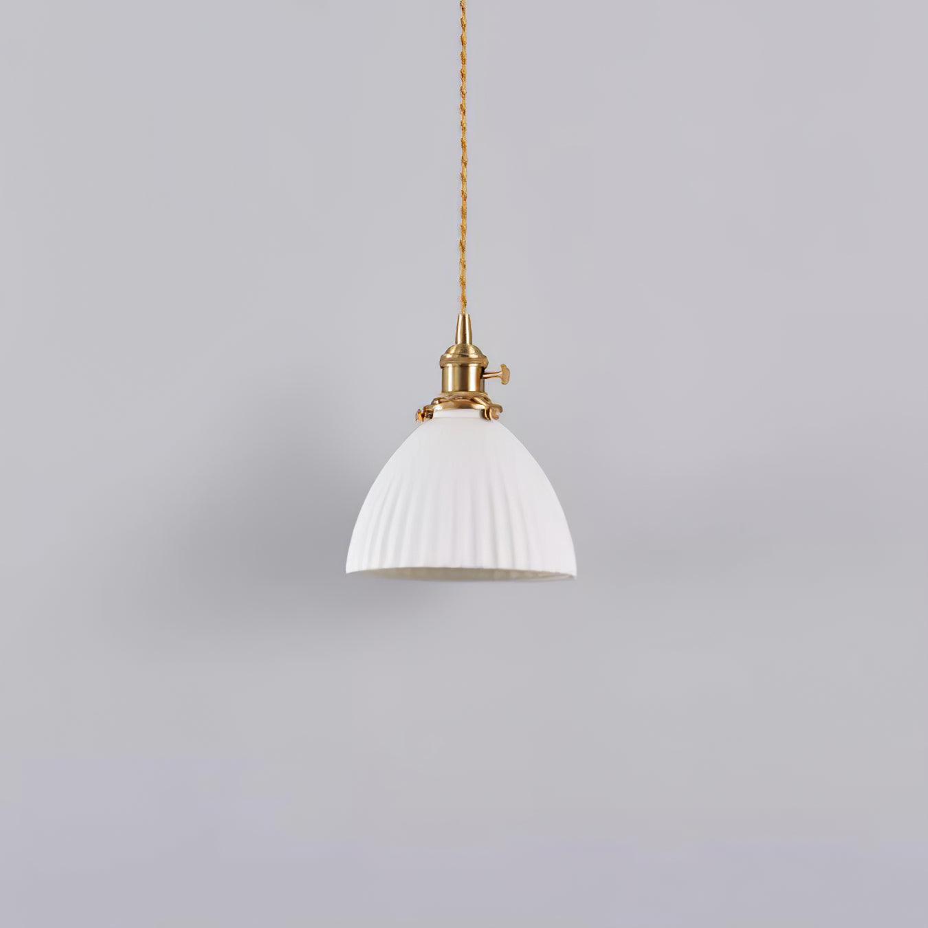 Ornoryra Vintage Glass Pendant Light-Neutral Decor