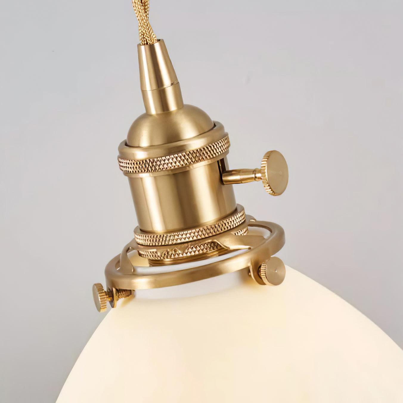 Ornoryra Vintage Glass Pendant Light-Neutral Decor