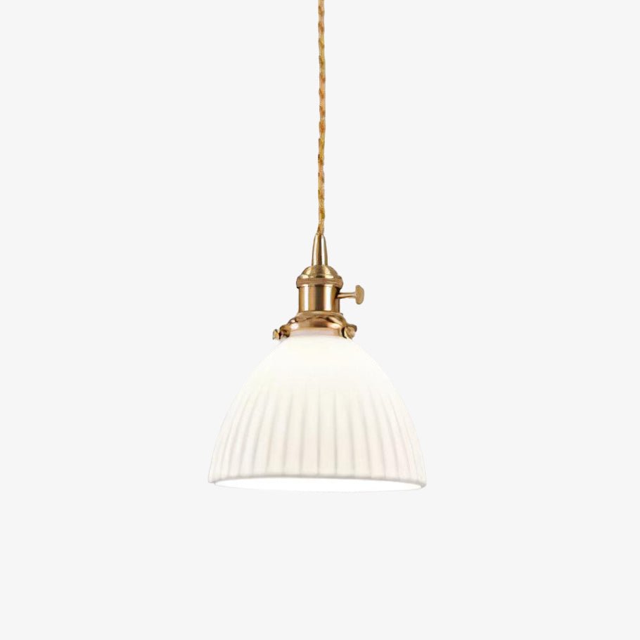 Ornoryra Vintage Glass Pendant Light-Neutral Decor