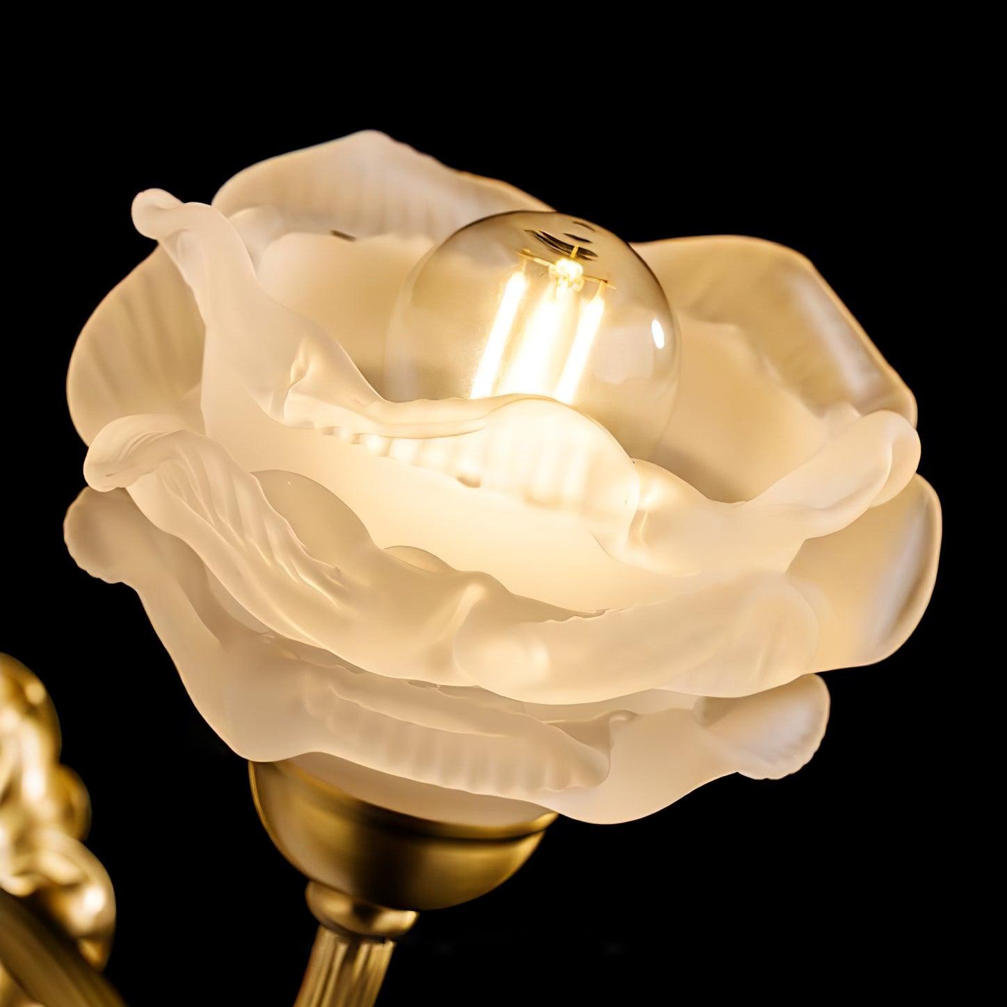 Palo Brass Floral Luxury Wall Lamp-Neutral Decor