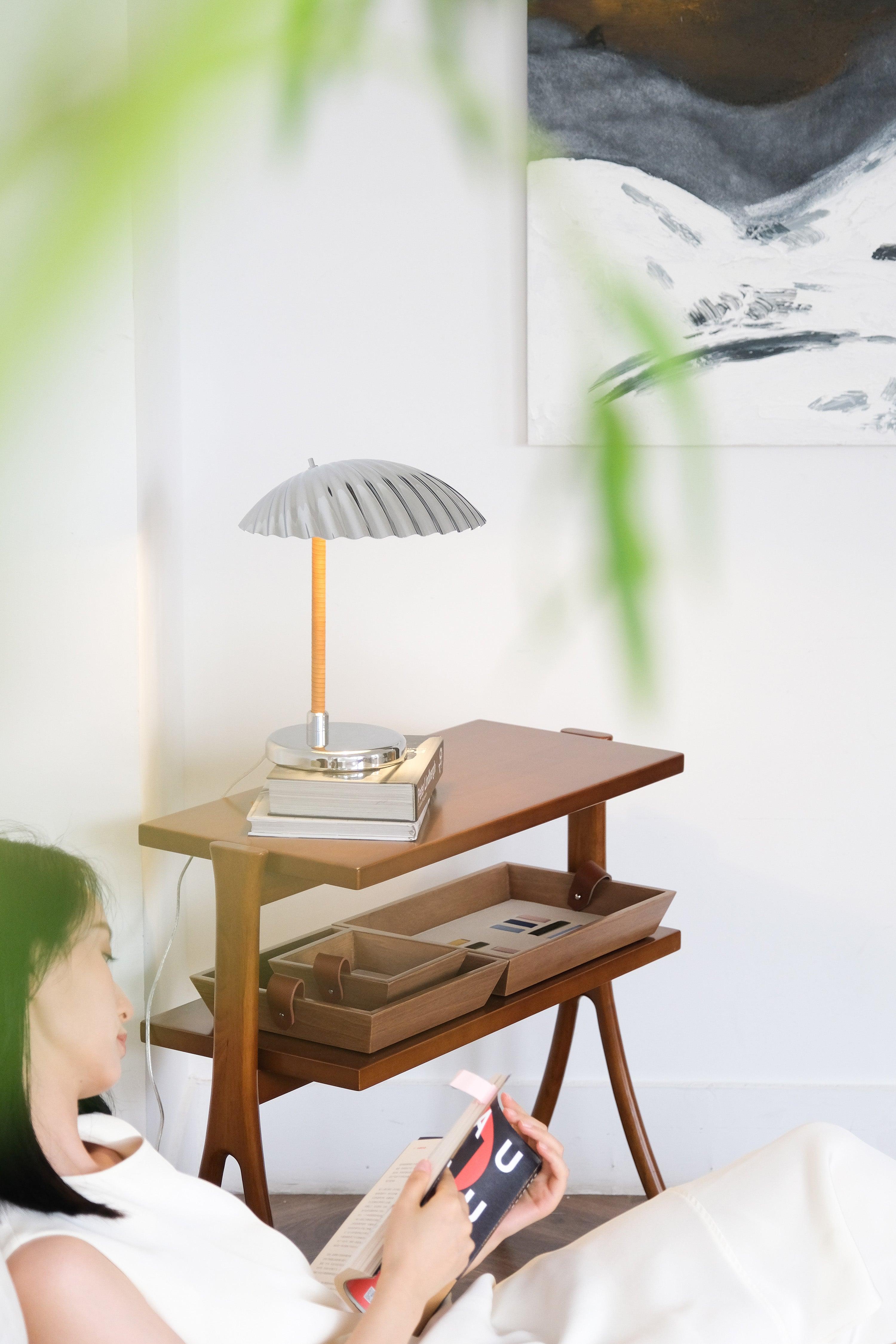Zorare Brass Glam Table Lamp-Neutral Decor
