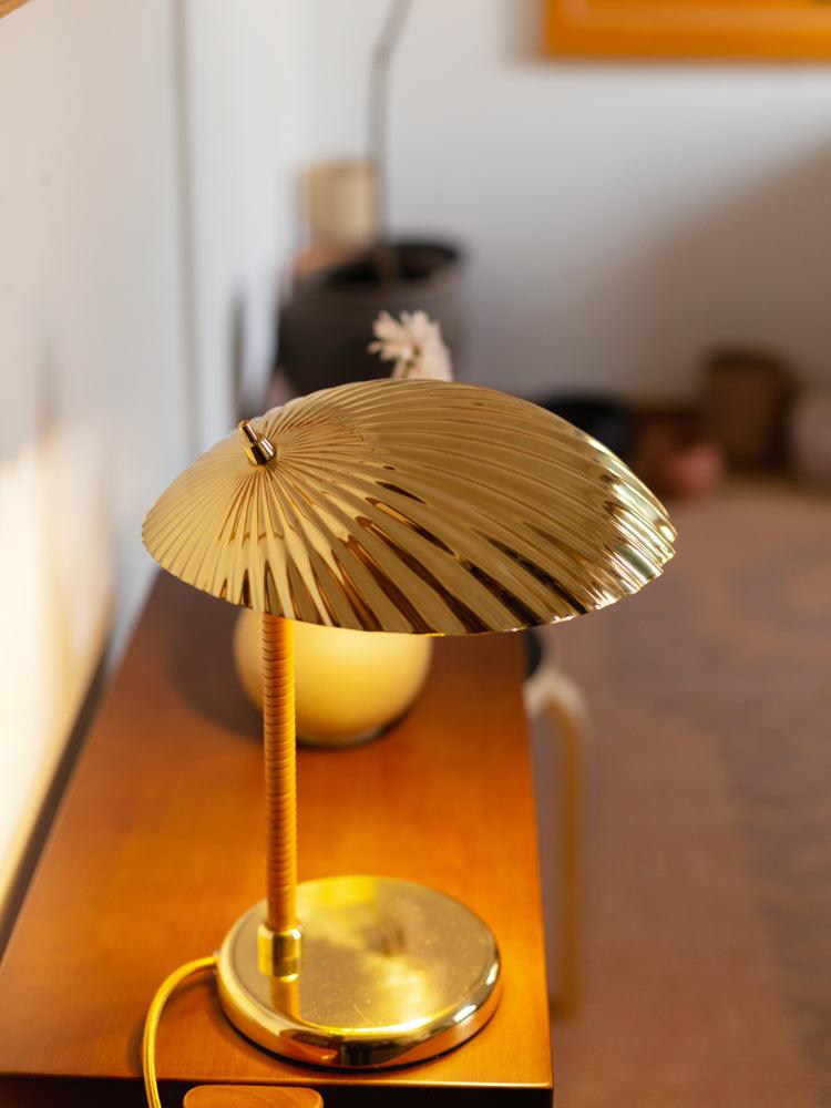 Zorare Brass Glam Table Lamp-Neutral Decor