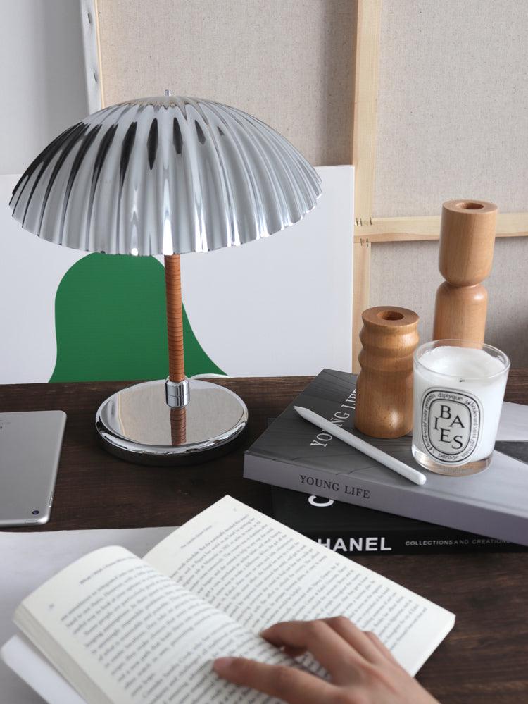 Zorare Brass Glam Table Lamp-Neutral Decor