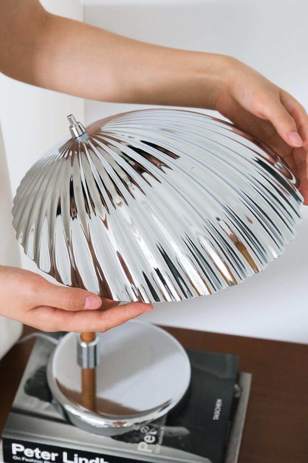 Zorare Brass Glam Table Lamp-Neutral Decor