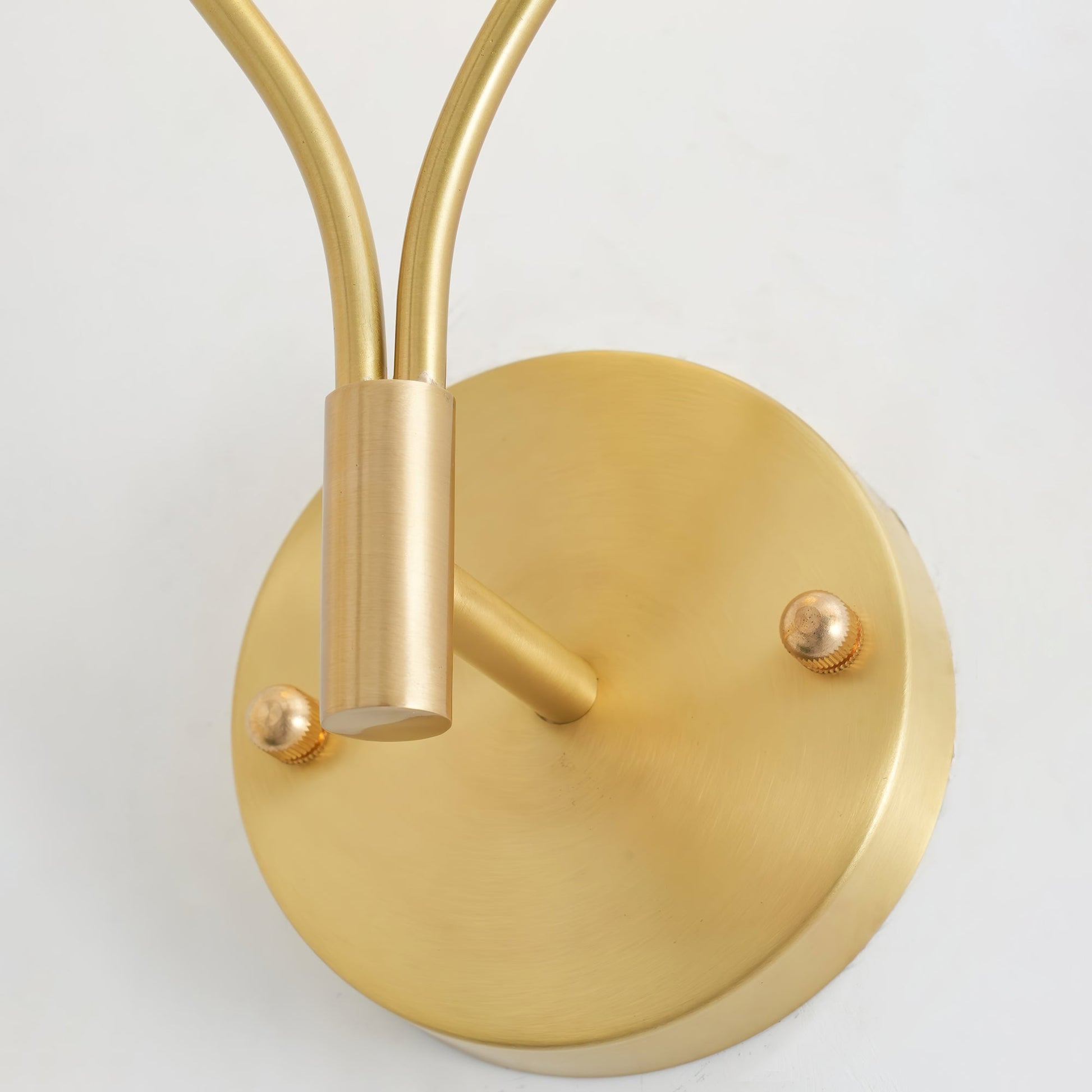 Rominex Modern Minimalist Vanity Brass Glass Wall Lamp-Neutral Decor