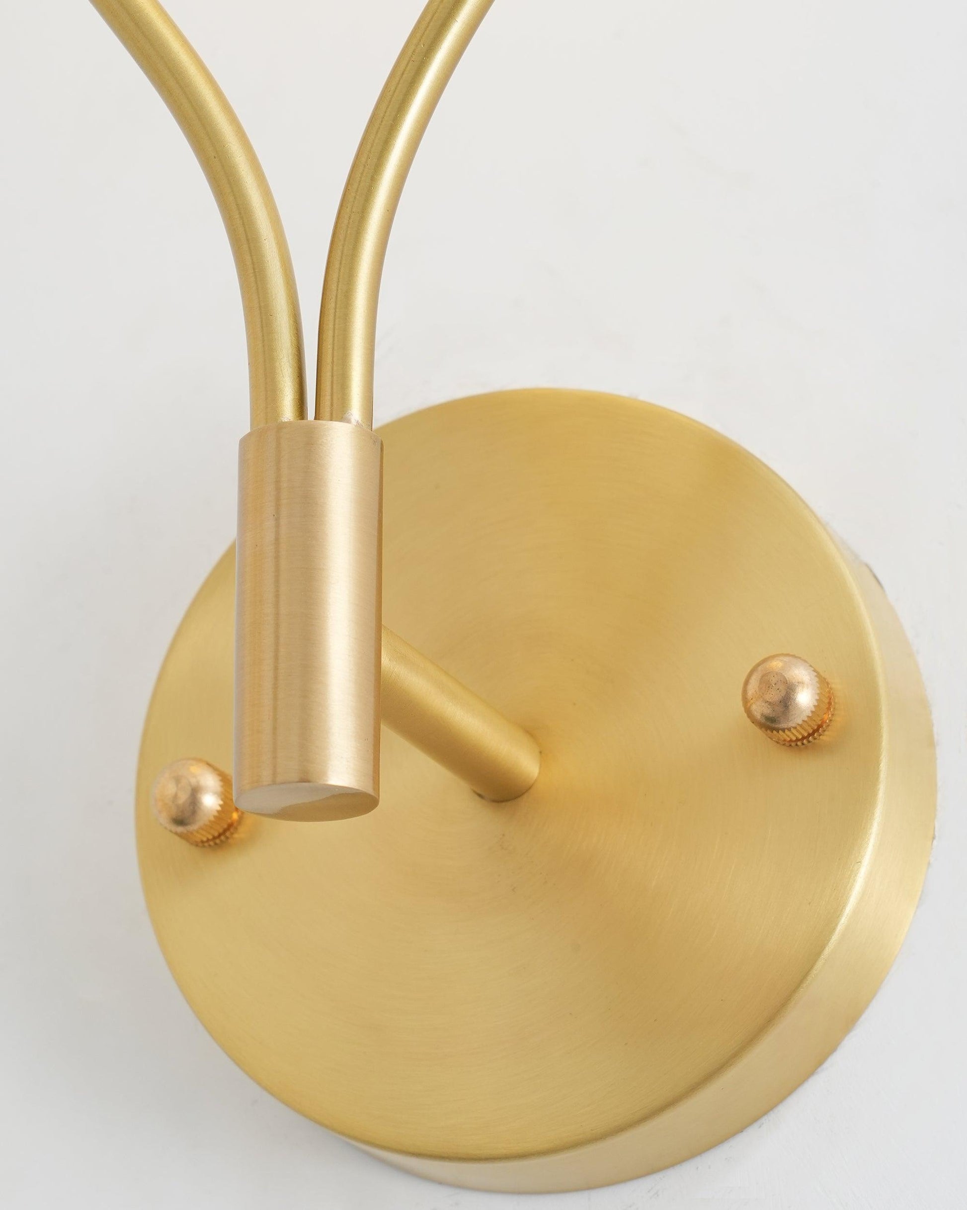 Rominex Modern Minimalist Vanity Brass Glass Wall Lamp-Neutral Decor