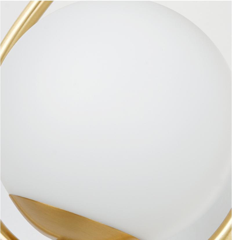 Rominex Modern Minimalist Vanity Brass Glass Wall Lamp-Neutral Decor