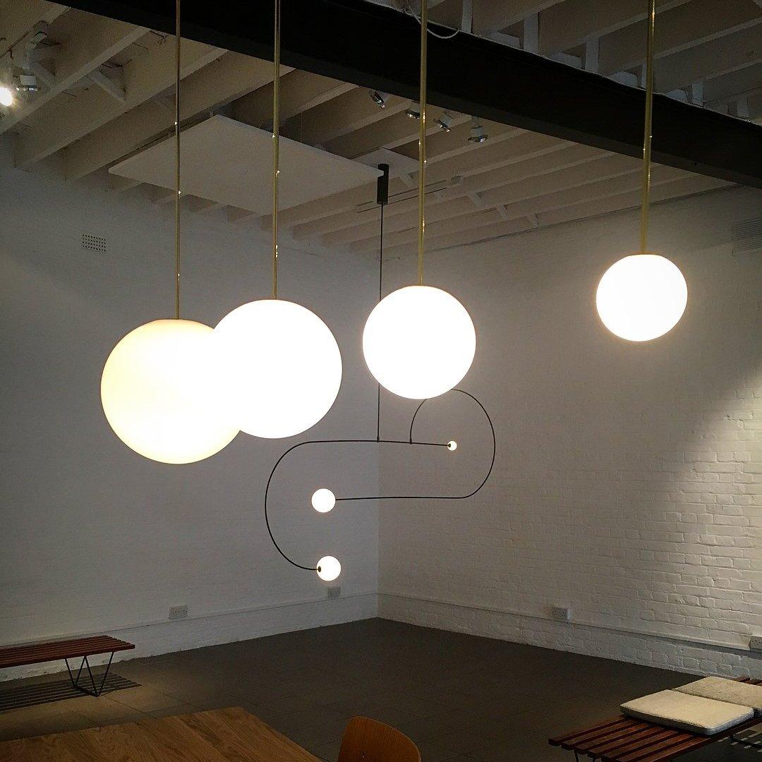 Lustra Pendant Lamp Brass Architectural Collection-Neutral Decor