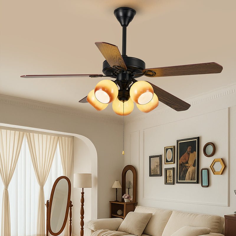 Bravelle Vintage Ceiling Fan Light-Neutral Decor