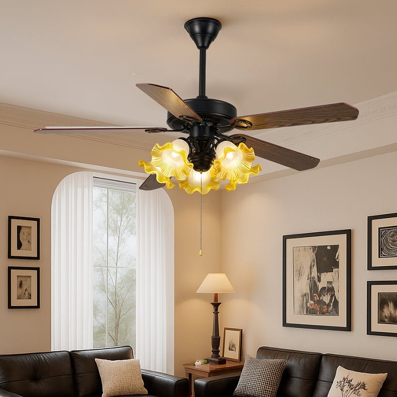 Bravelle Vintage Ceiling Fan Light-Neutral Decor