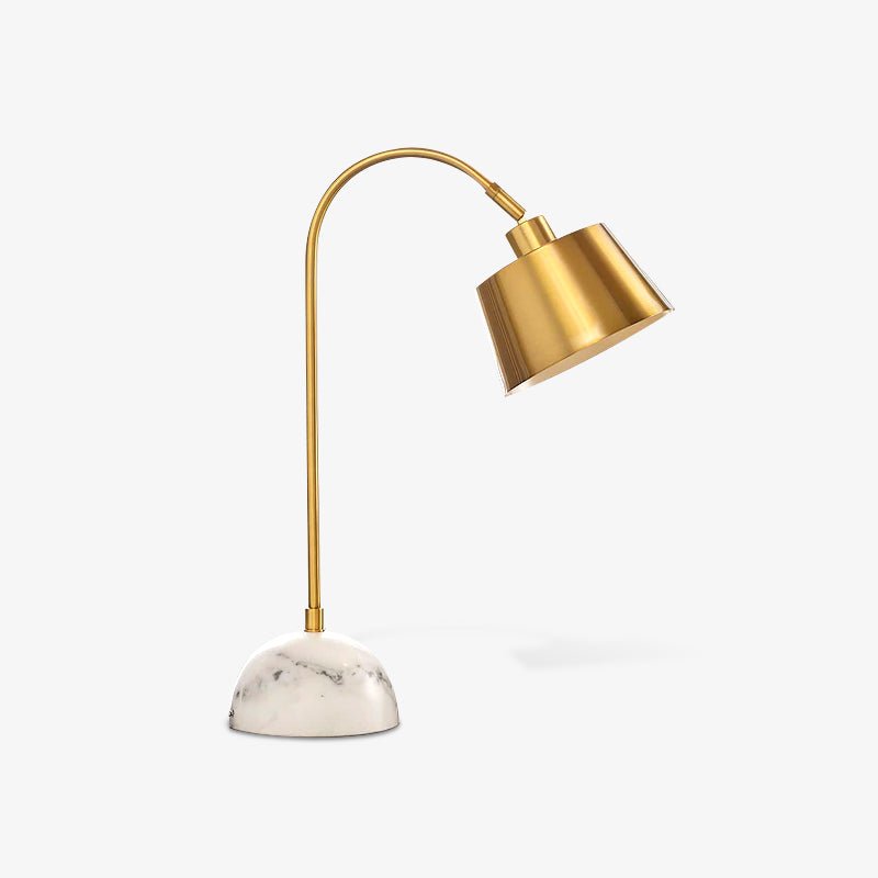 Caleo Elegant Marble Desk Lamp-Neutral Decor