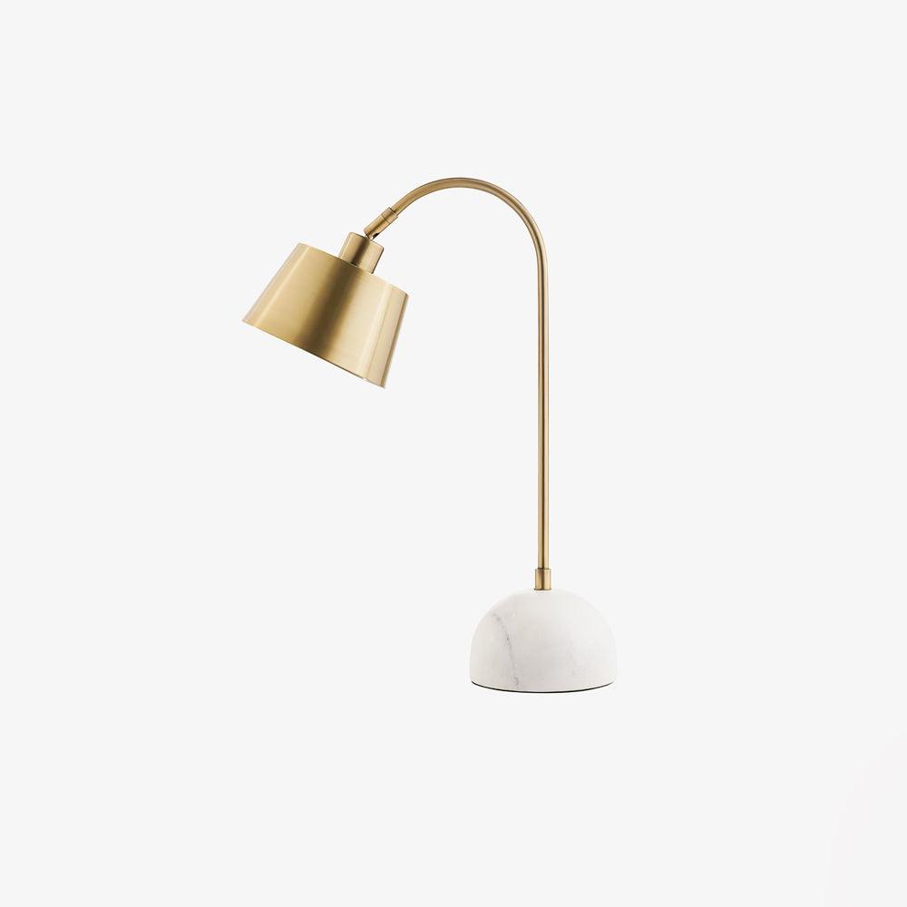 Caleo Elegant Marble Desk Lamp-Neutral Decor