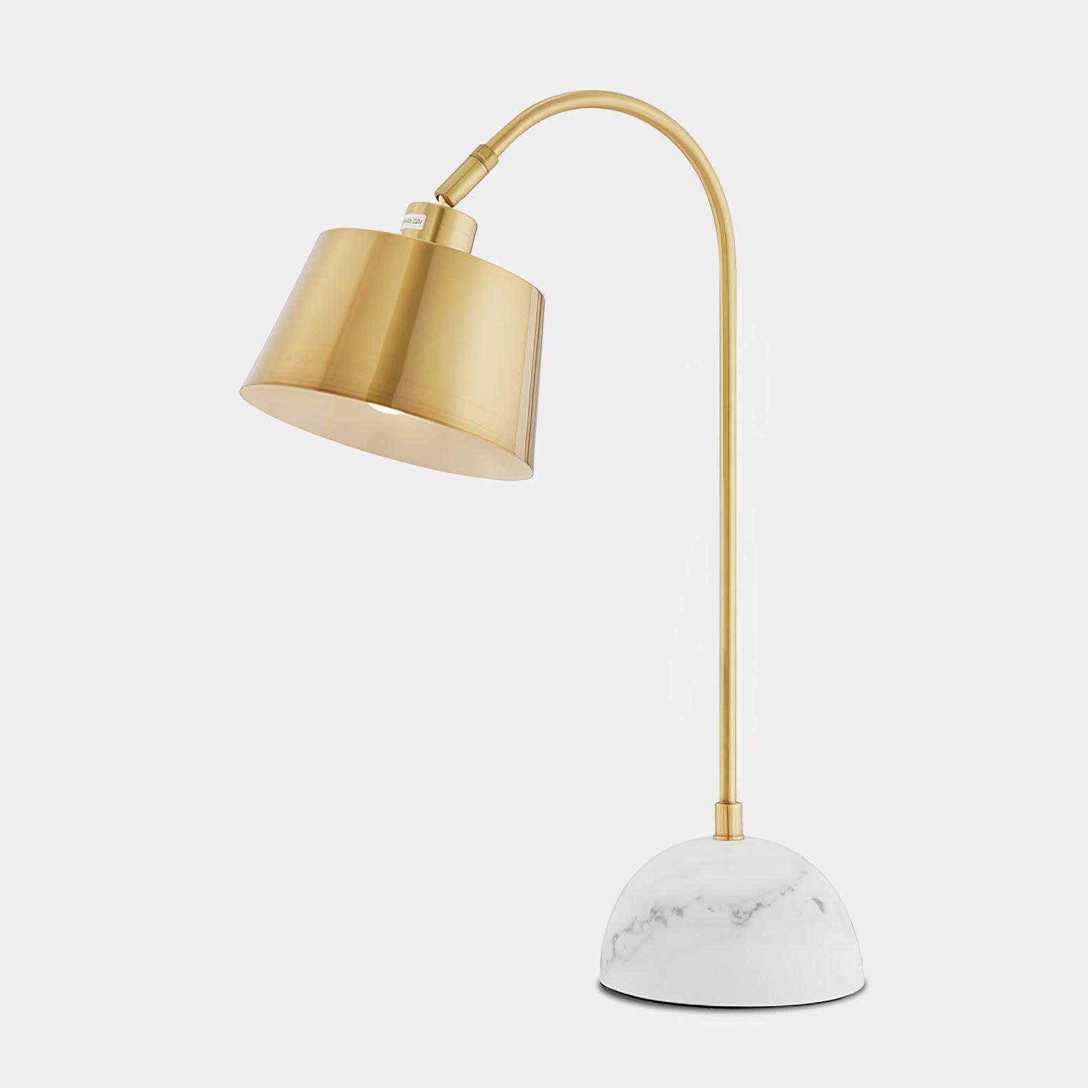 Caleo Elegant Marble Desk Lamp-Neutral Decor
