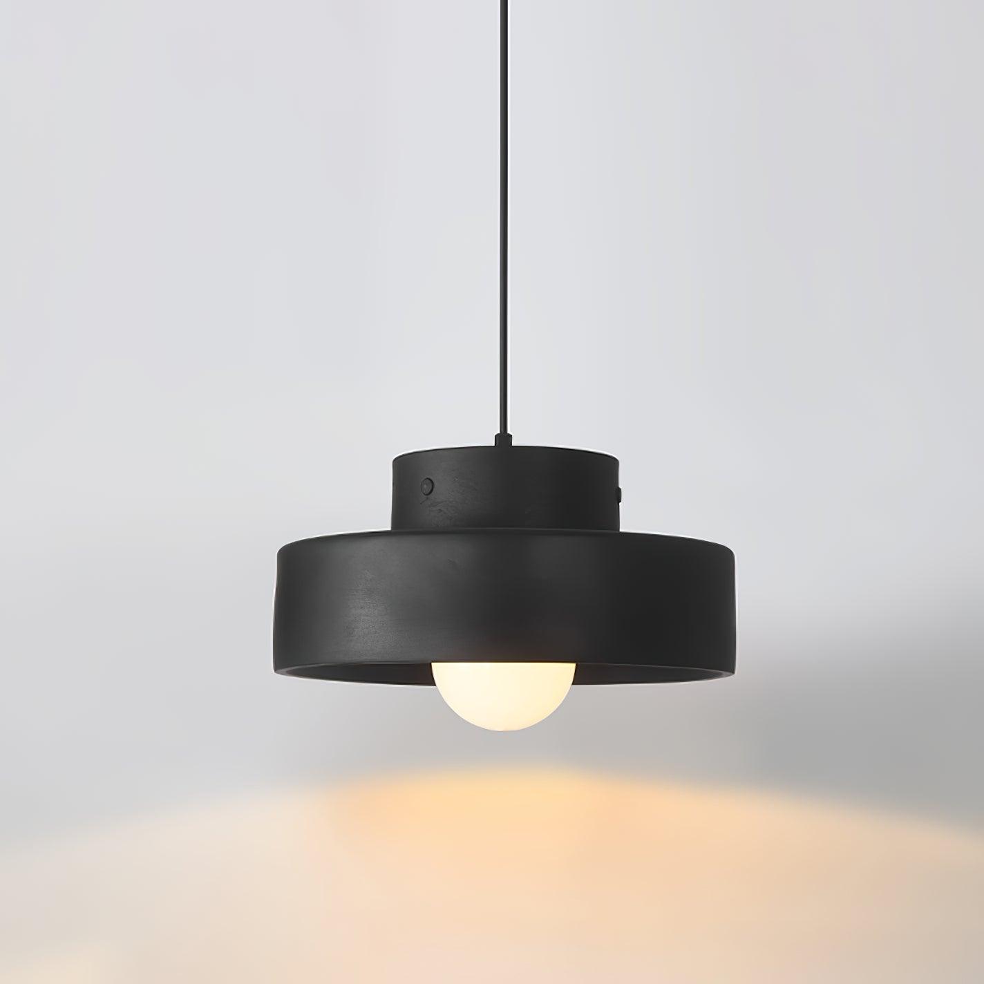 Calen Pendant Lamp Double Layers Resin-Neutral Decor