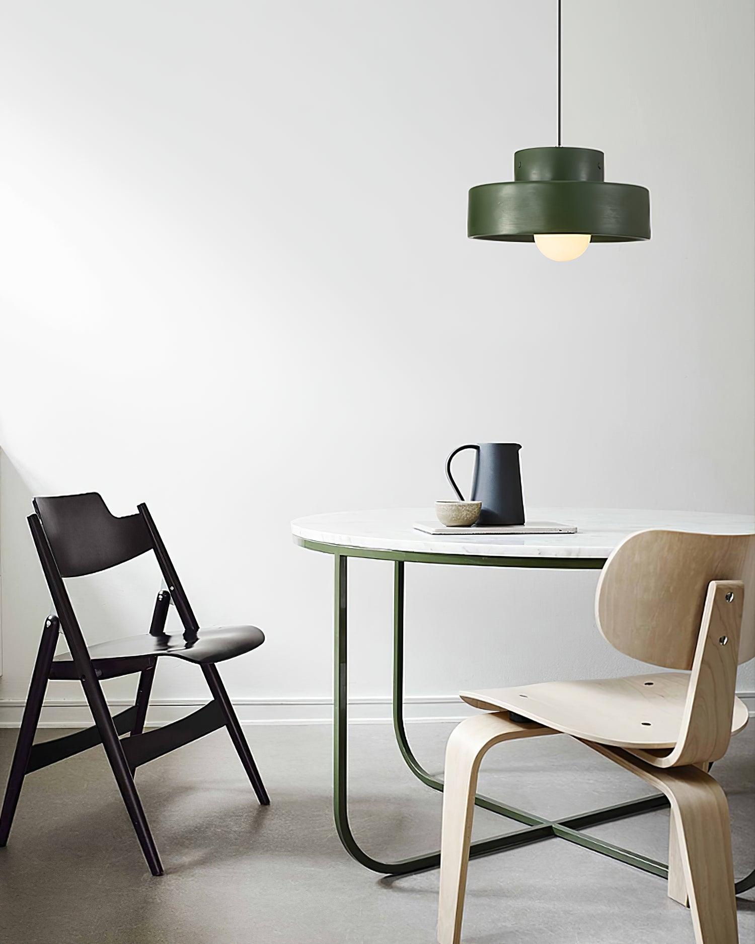Calen Pendant Lamp Double Layers Resin-Neutral Decor