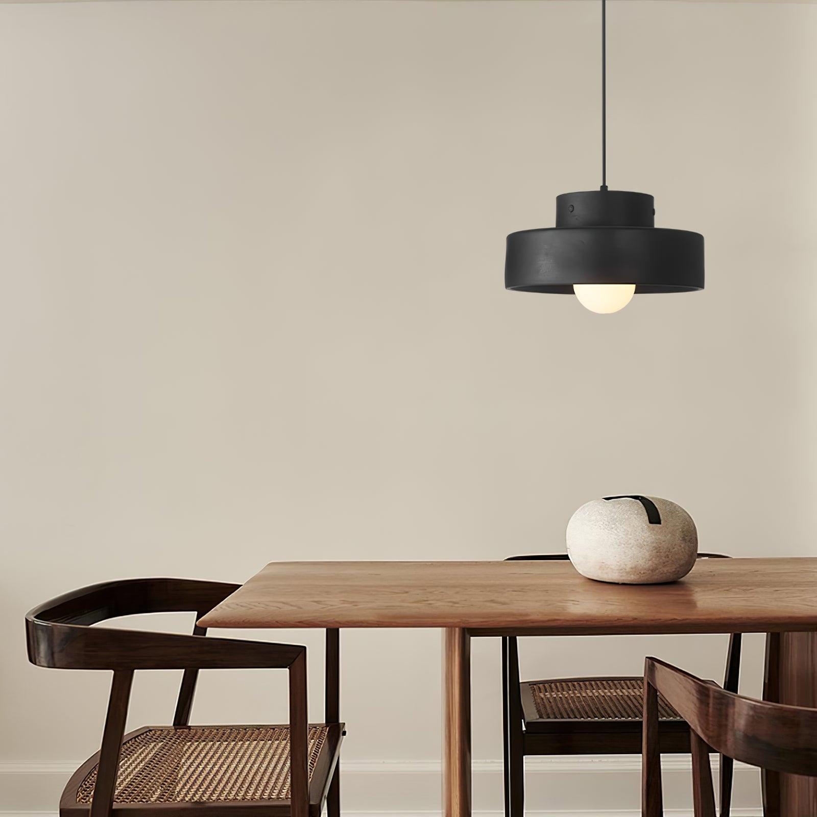 Calen Pendant Lamp Double Layers Resin-Neutral Decor
