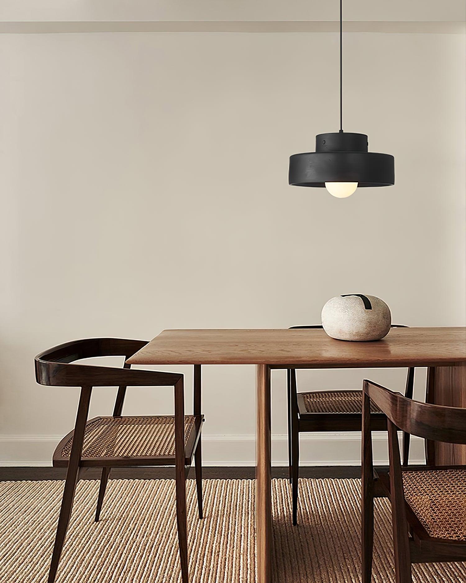 Calen Pendant Lamp Double Layers Resin-Neutral Decor