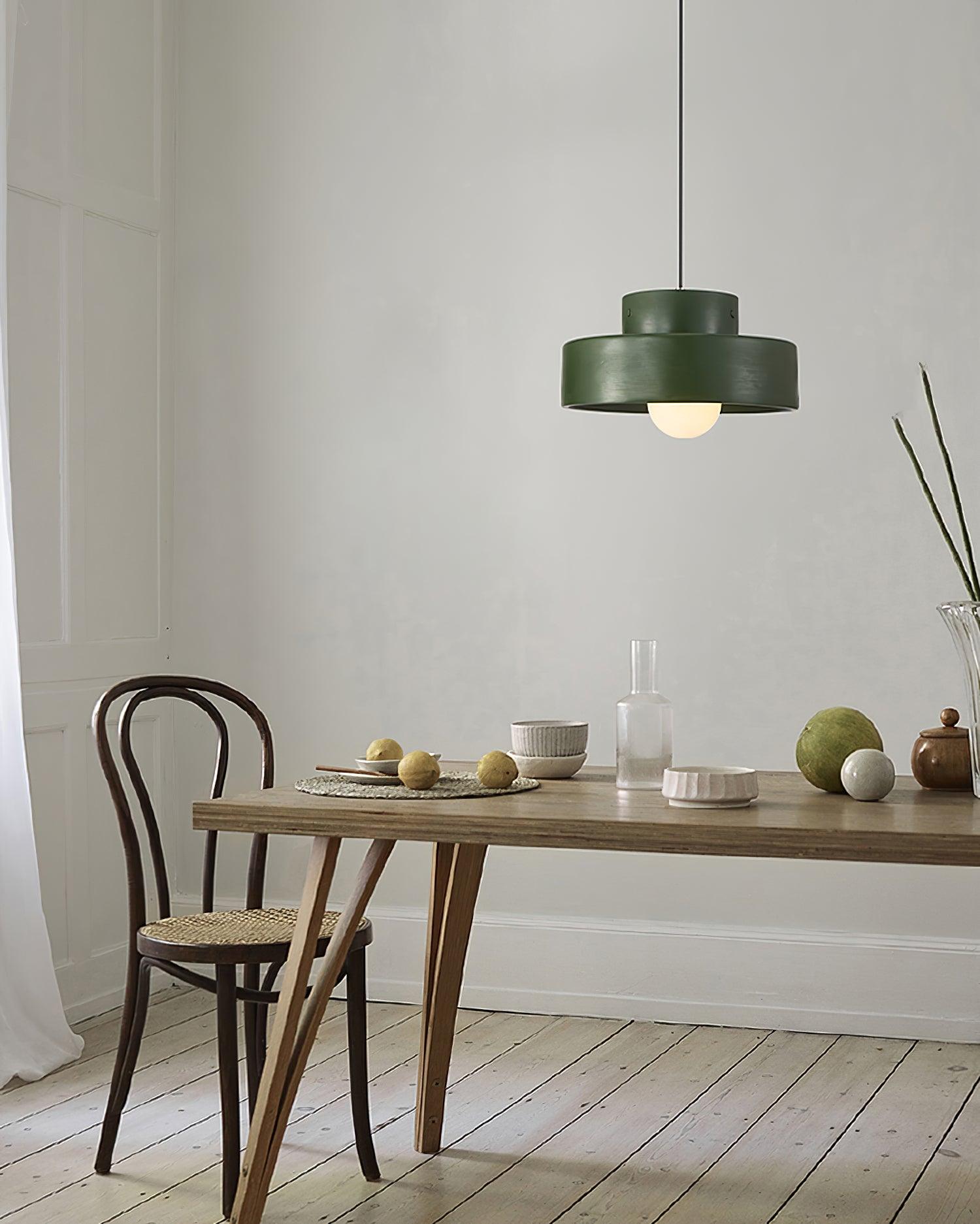 Calen Pendant Lamp Double Layers Resin-Neutral Decor