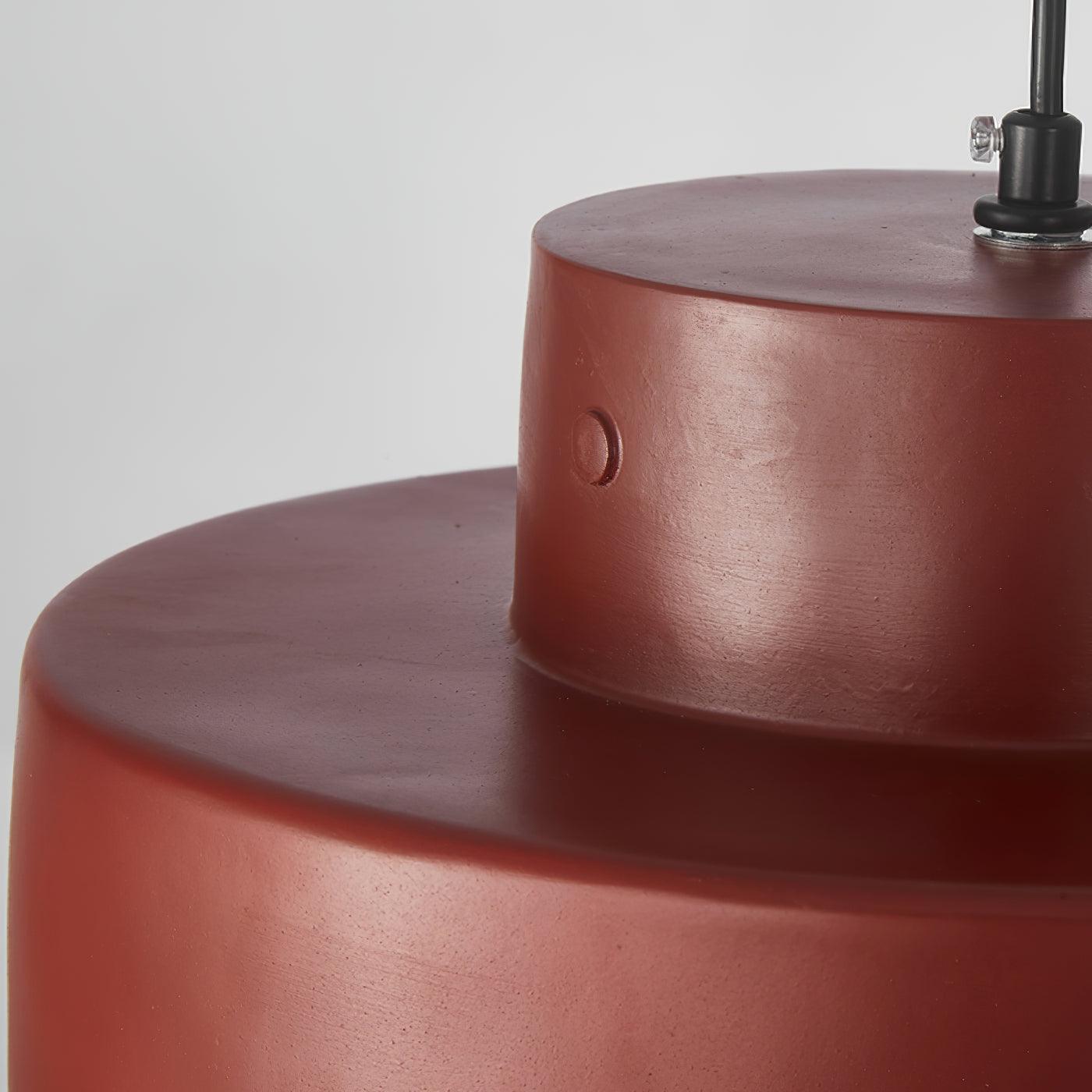 Calen Pendant Lamp Double Layers Resin-Neutral Decor
