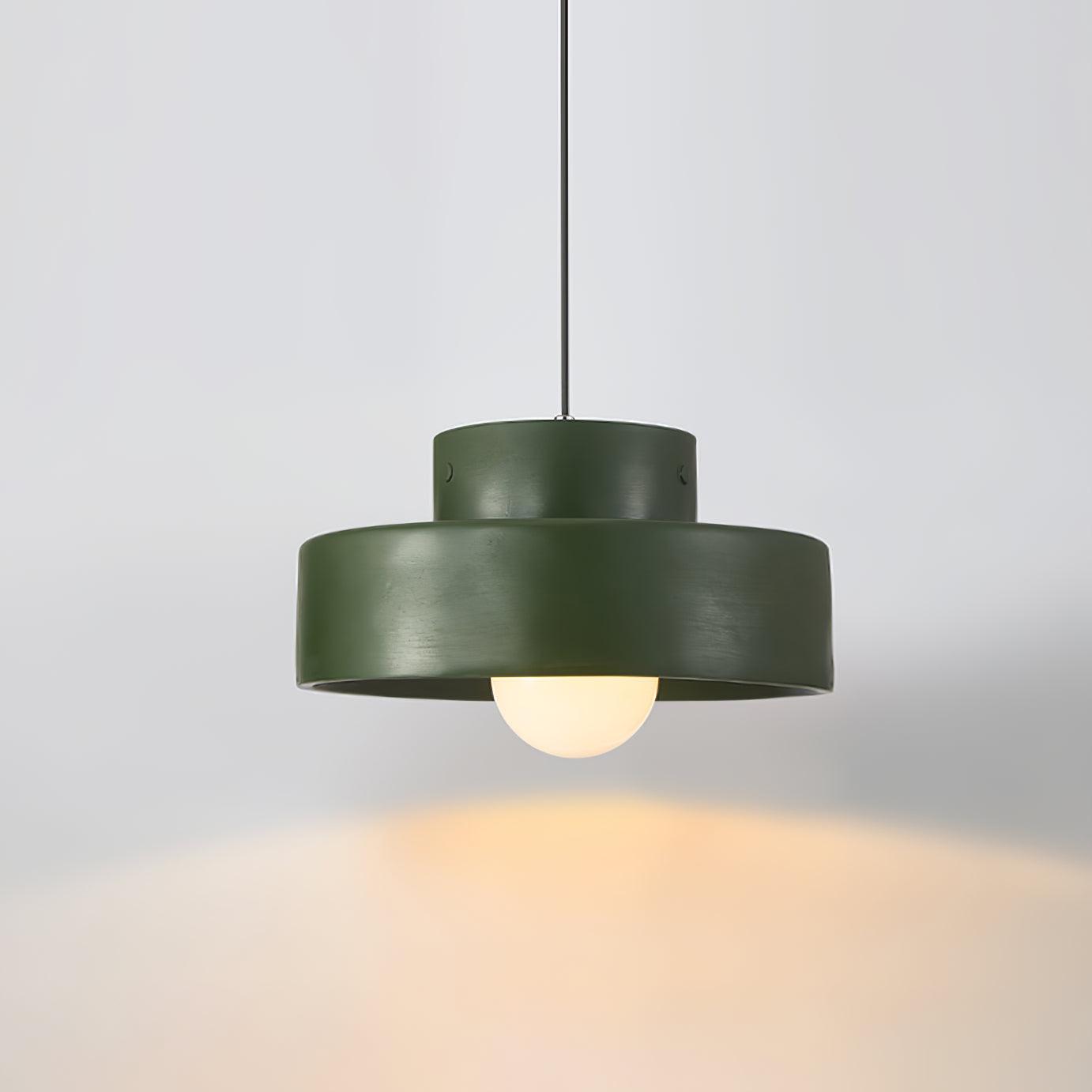 Calen Pendant Lamp Double Layers Resin-Neutral Decor