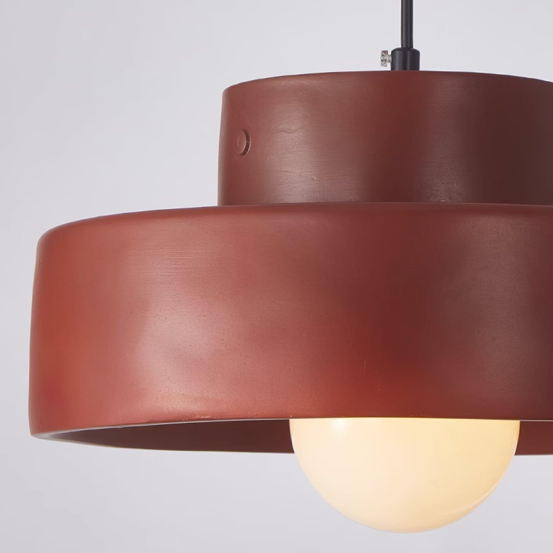 Calen Pendant Lamp Double Layers Resin-Neutral Decor