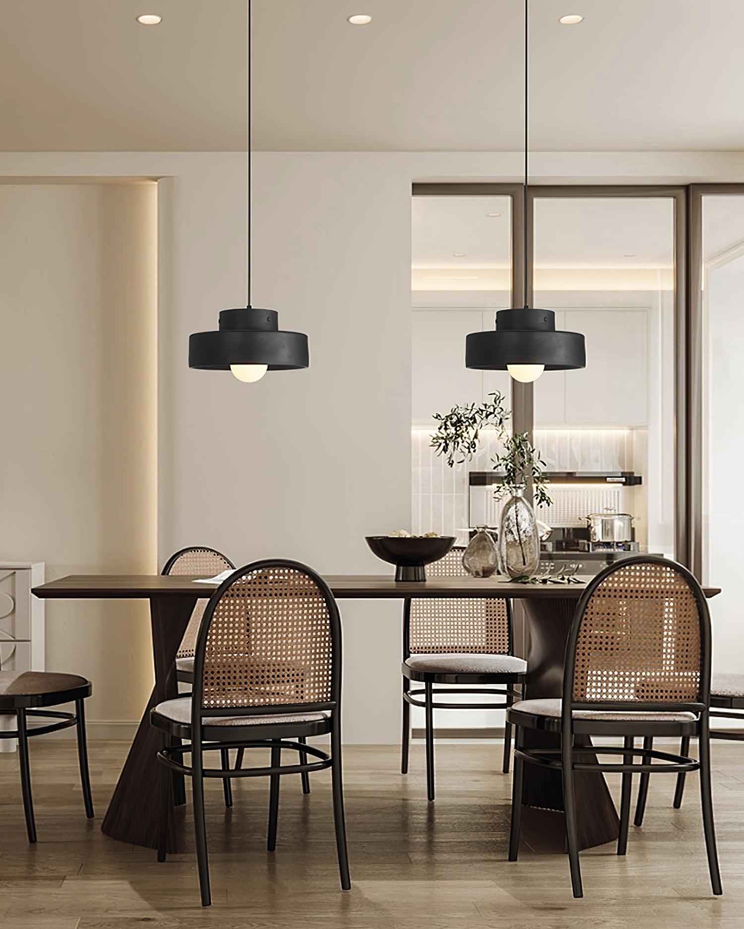 Calen Pendant Lamp Double Layers Resin-Neutral Decor