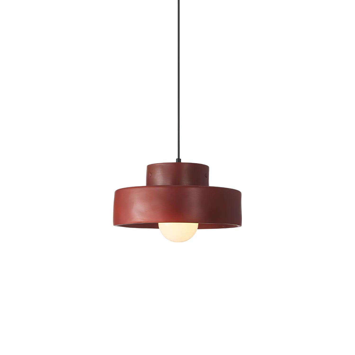 Calen Pendant Lamp Double Layers Resin-Neutral Decor