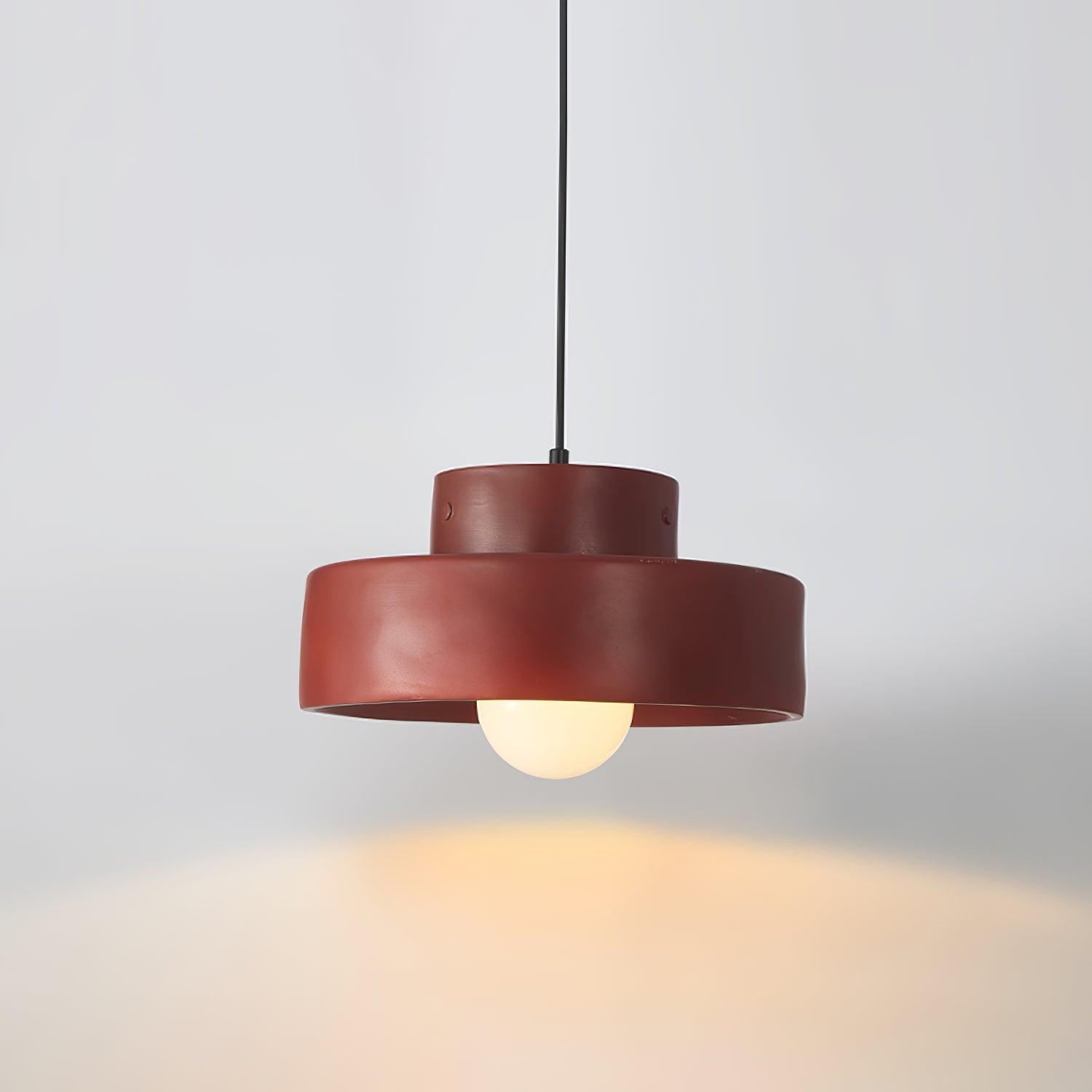 Calen Pendant Lamp Double Layers Resin-Neutral Decor