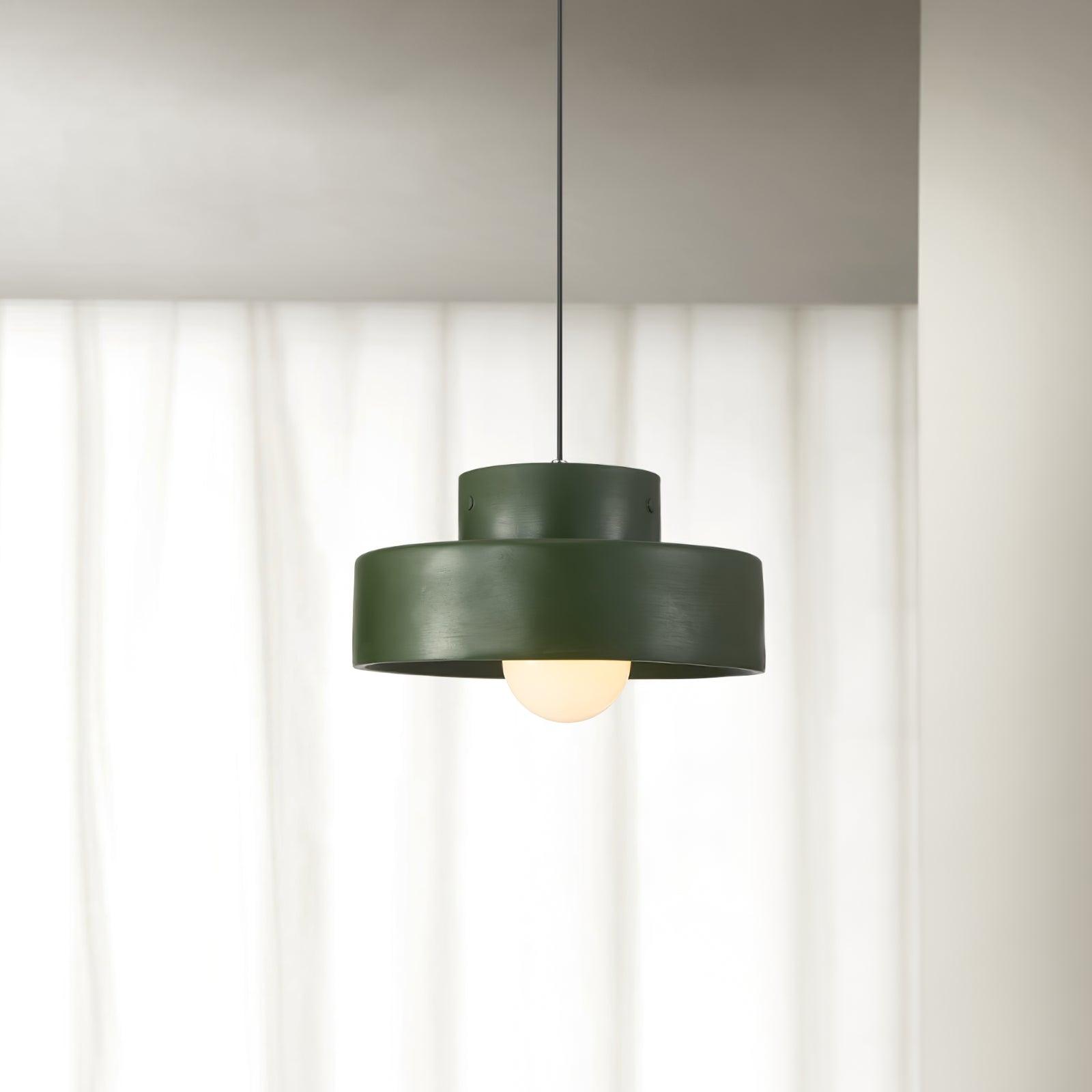 Calen Pendant Lamp Double Layers Resin-Neutral Decor