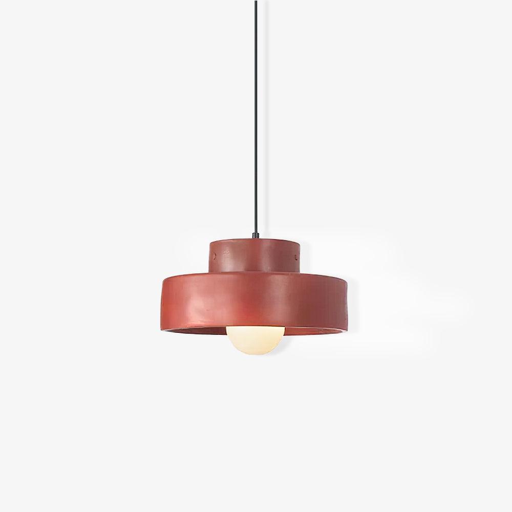Calen Pendant Lamp Double Layers Resin-Neutral Decor