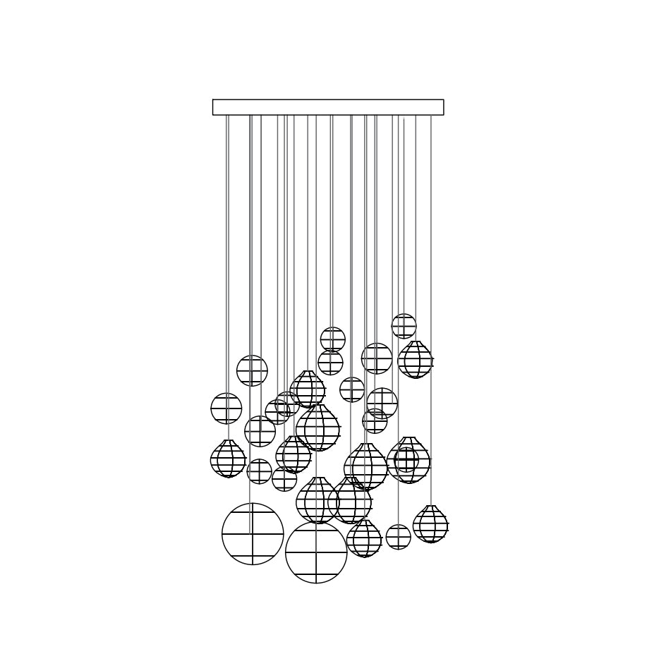Breath of Light Customize Chandelier-Neutral Decor